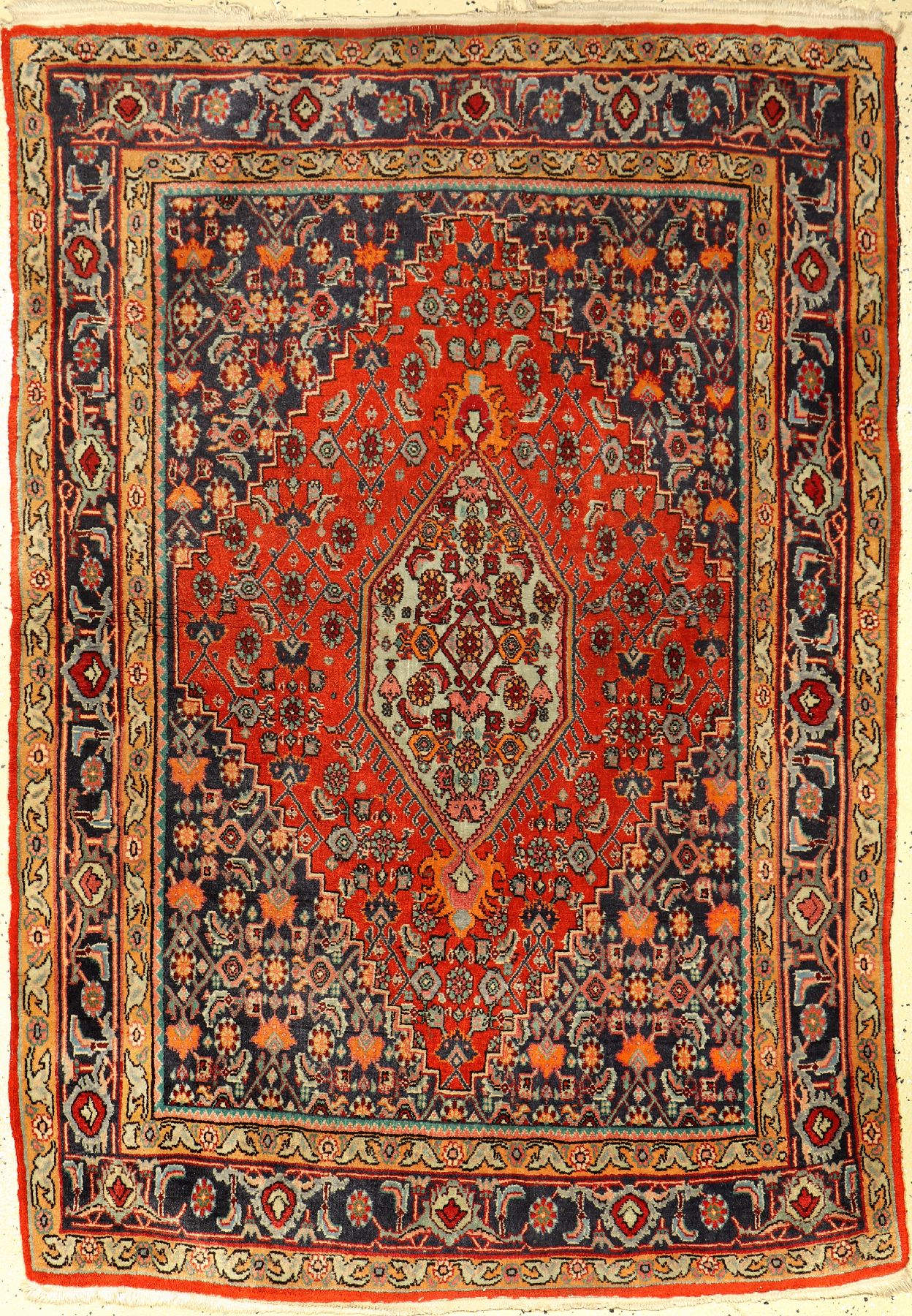 Bidjar alt, Persien, ca. 50 Jahre, Wolle auf Baumwolle, ca. 165 x 114 cm, EHZ: 2-3