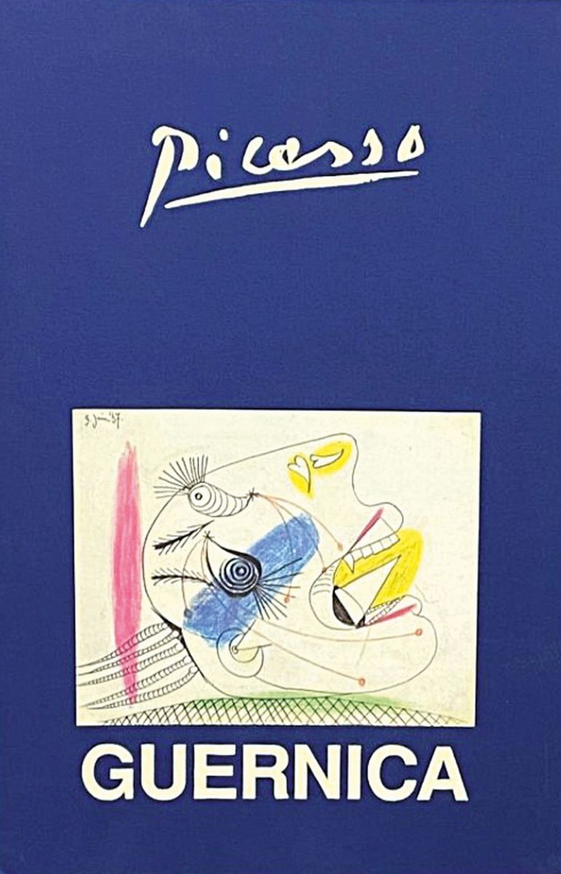 Pablo Picasso, 1881-1973, Mappe Guernica, 42 Skizzen Faksimile auf Papier, je sign. und unter PP, Mappe gesamt ca. 63x41 cm