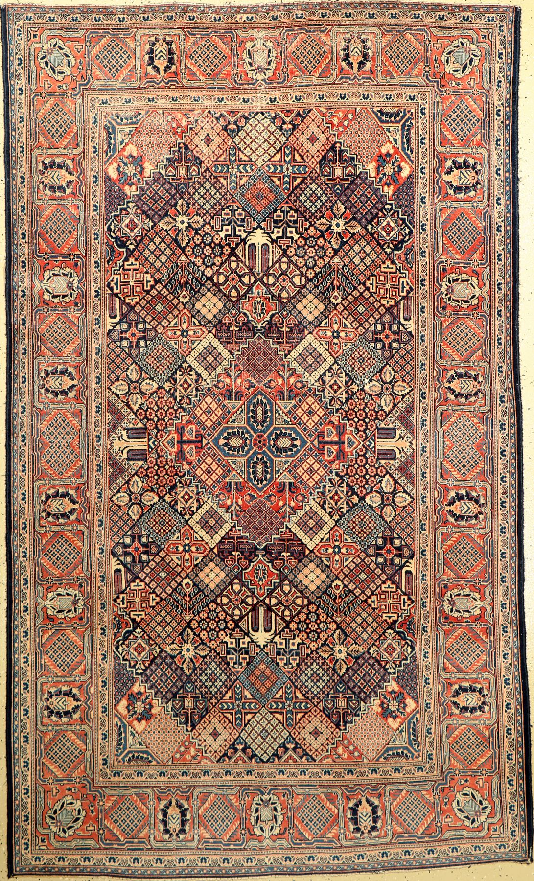 Keschan alt, Persien, um 1930, Korkwolle, ca. 231 x 138 cm, EHZ: 3-4