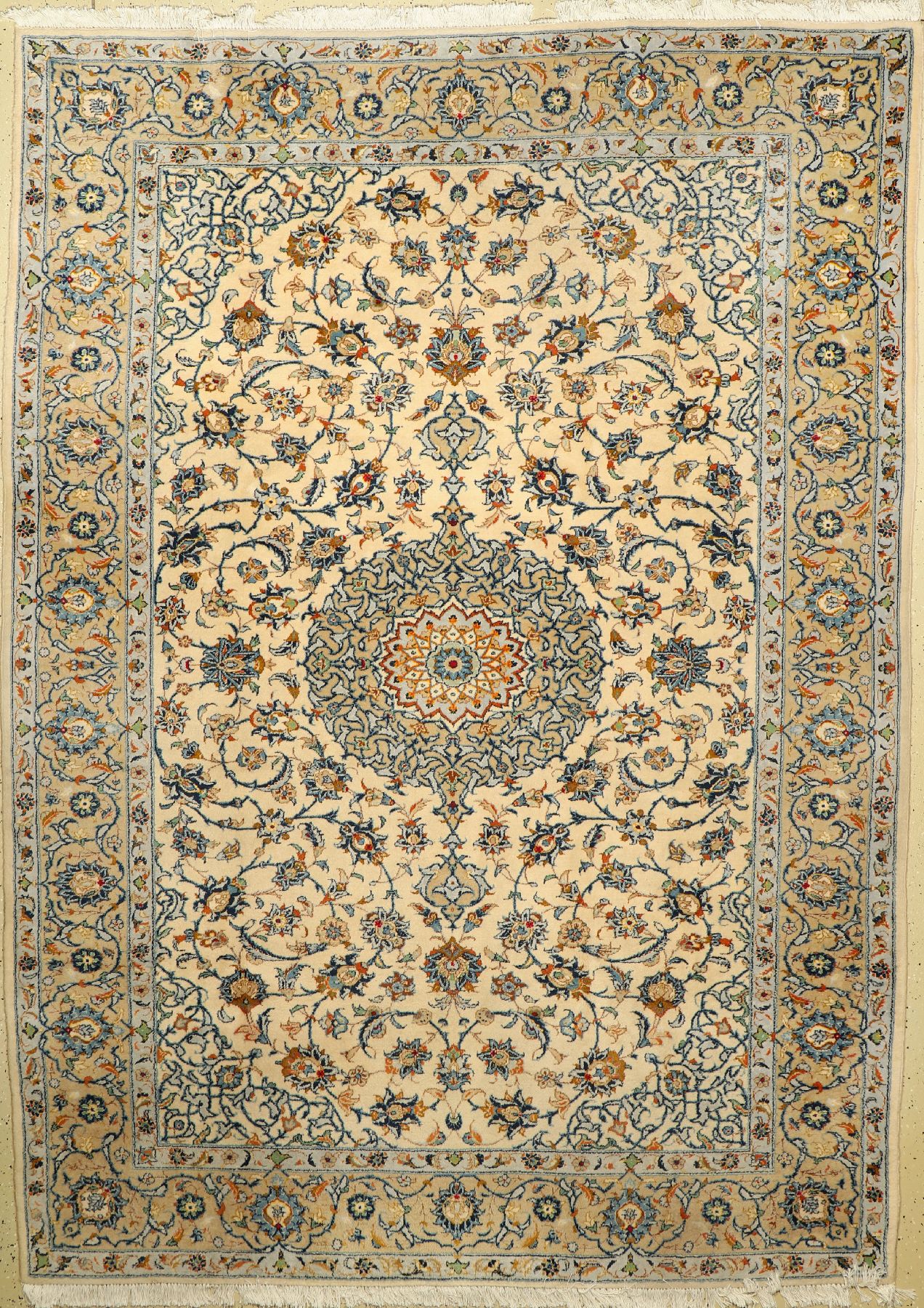 Keschan, Persien, ca. 40 Jahre, Wolle auf Baumwolle, ca. 296 x 213 cm, EHZ: 2-3