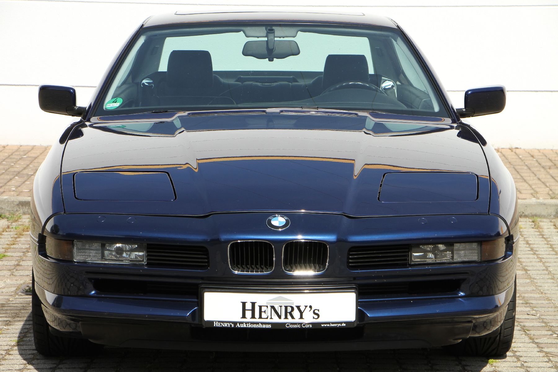 Detail b: BMW 850i E31, Fahrgestellnummer: WBAEG11080CB14543, EZ 11/1992, deutsches Fahrzeug aus 1. Hand, Laufleistung 61.400 km, 220 kW/ 300 PS, 12 Zylinder, ...
