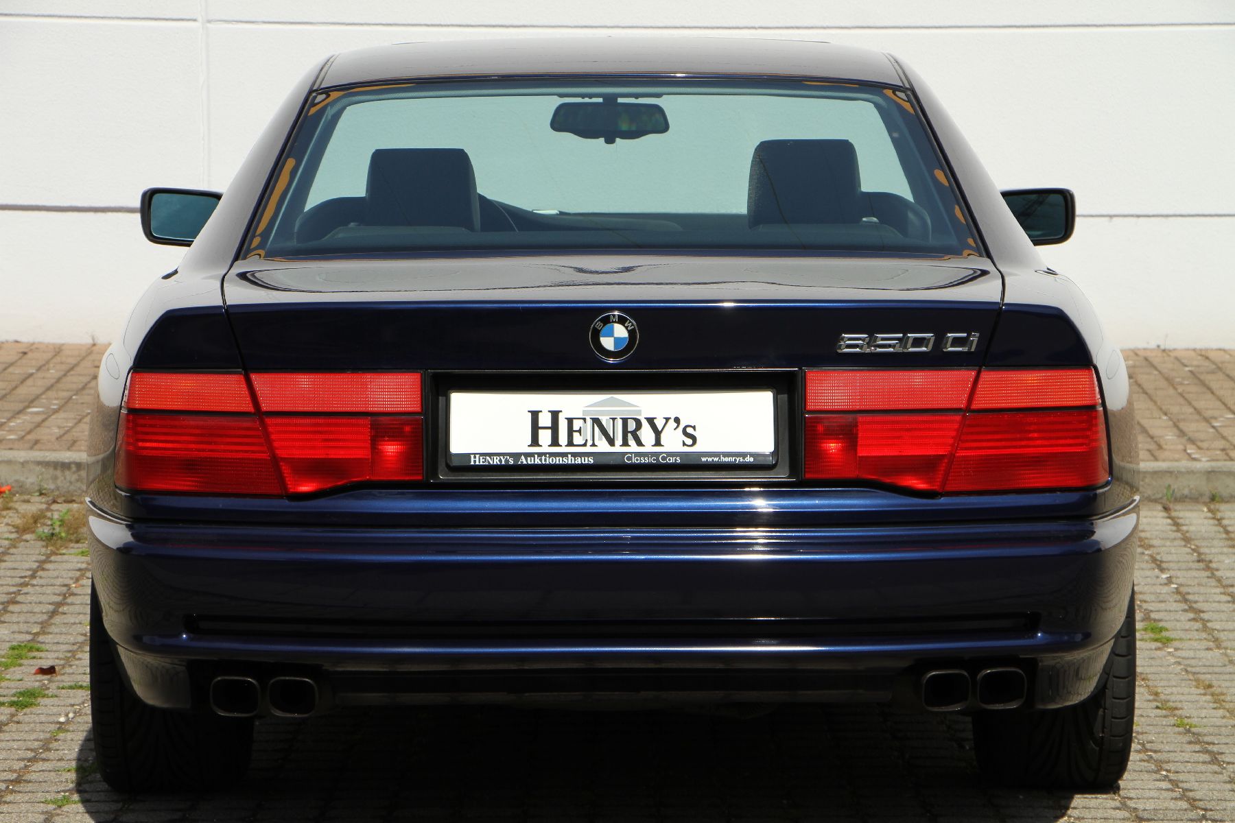 Detail h: BMW 850i E31, Fahrgestellnummer: WBAEG11080CB14543, EZ 11/1992, deutsches Fahrzeug aus 1. Hand, Laufleistung 61.400 km, 220 kW/ 300 PS, 12 Zylinder, ...
