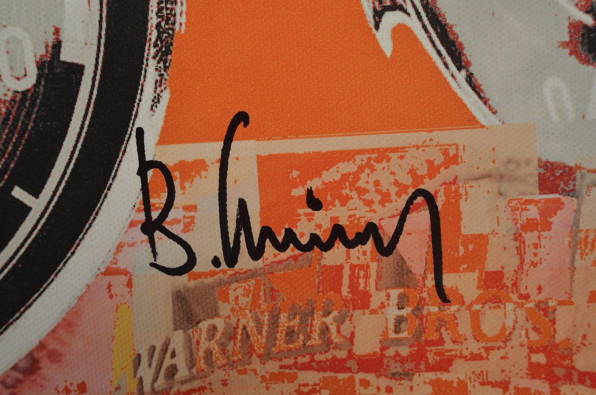 Detail a: Bernd Klimmer, geb. 1940, lebt und arbeitet in Kaiserslautern-Morlautern, Akademiedozent, erfolgreicher Autor von Kunst-Büchern, Hier: Titel: J. ...