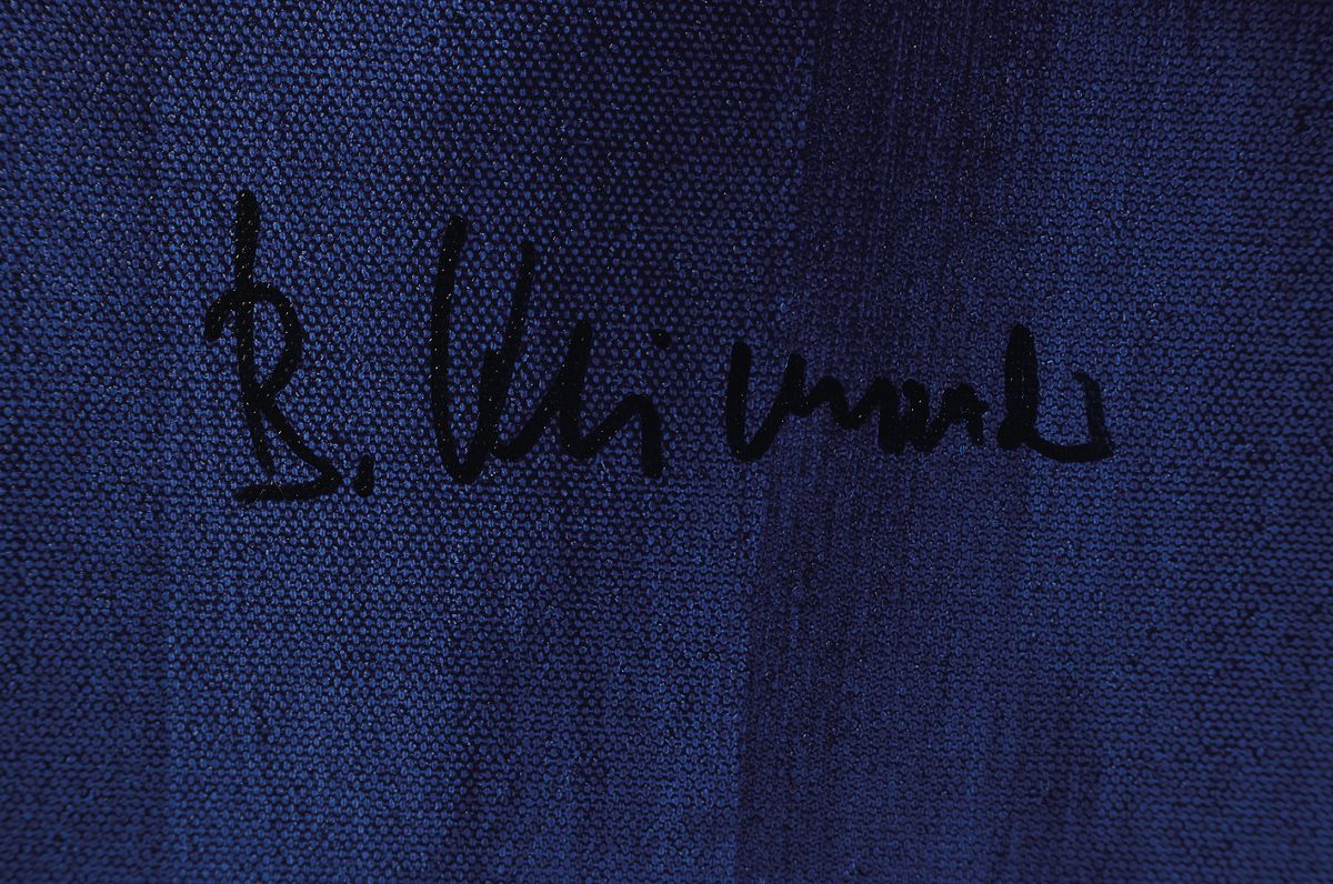 Detail a: Bernd Klimmer, geb. 1940 lebt und arbeitet in Kaiserslautern-Morlautern, Akademiedozent, erfolgreicher Autor von Kunst-Büchern, Hier: Acryl/ Lwd, ...