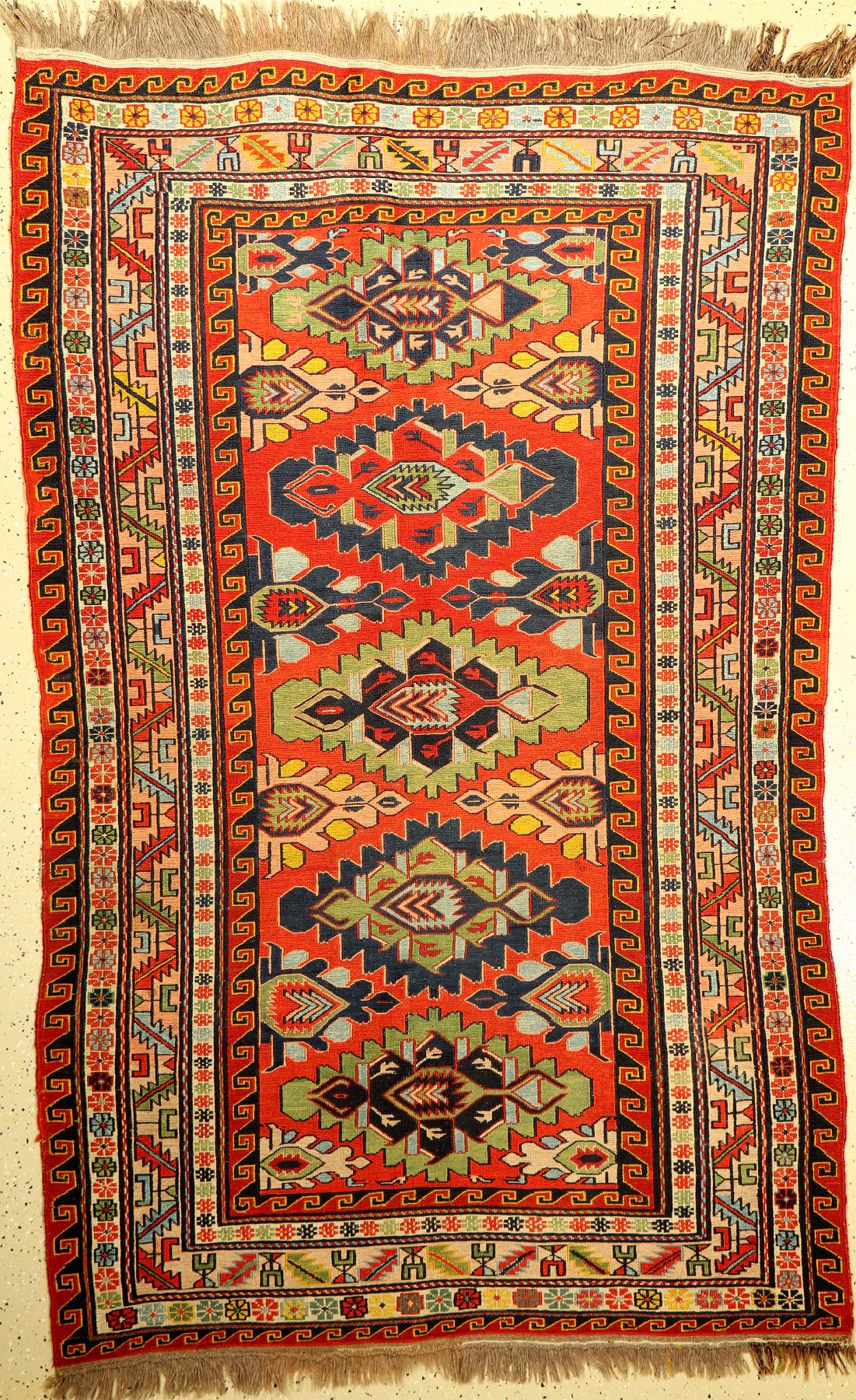 Sumakh alt, Kaukasus, Eriwan, ca. 70 Jahre,Wolle auf Wolle, ca. 133 x 215 cm, EHZ: 2