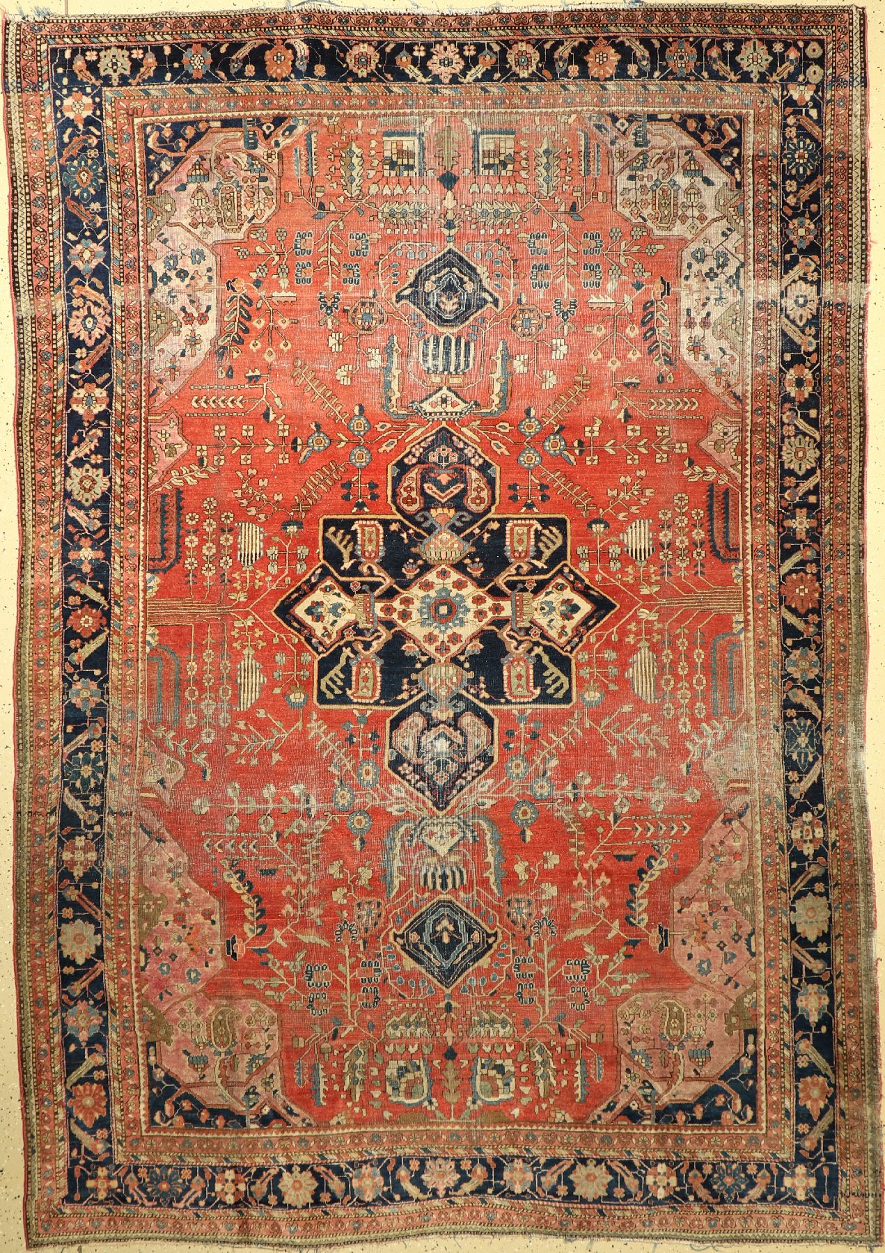 Ferahan antik, Persien, um 1900, Wolle auf Baumwolle, ca. 293 x 204 cm, EHZ: 4-5