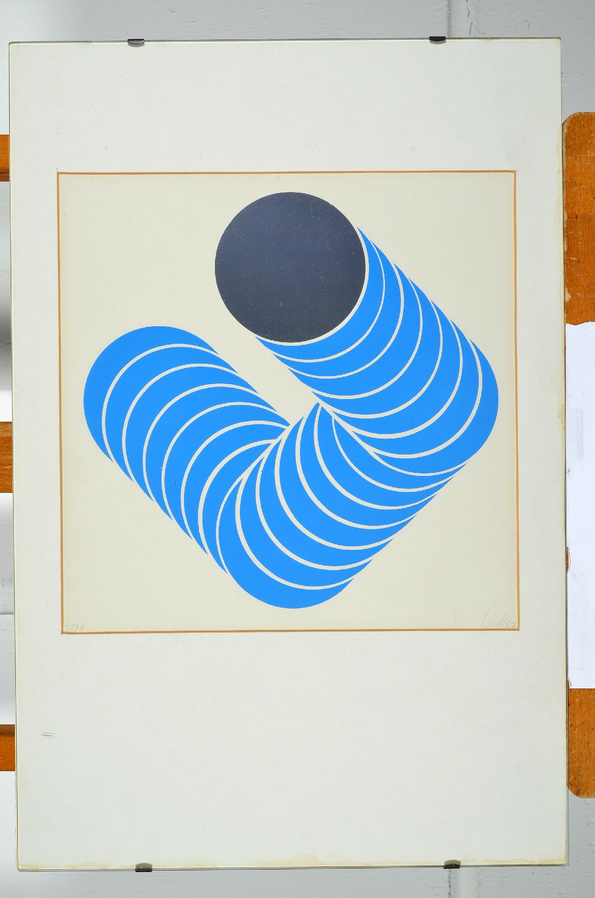 Detail a: Thomas Lenk, 1933 Berlin-2014 Schwäbisch-Hall, 2 Farbserigraphien von 1967, beide handsigniert und dat., beide num. 65/80, ca. 34x34cm, PP, u.Gl.,
