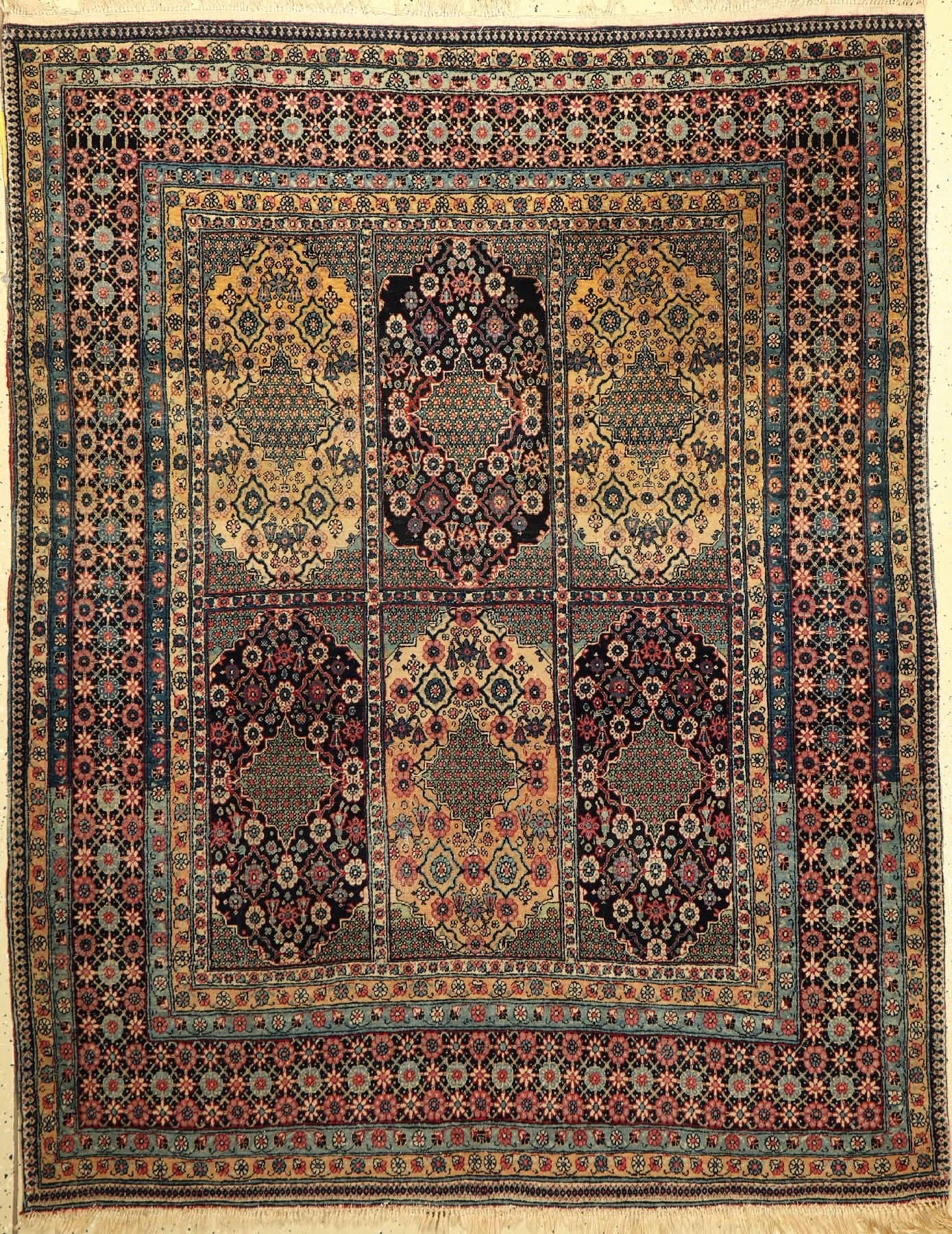Teheran antik, Persien, um 1920, Wolle auf Baumwolle, ca. 192 x 150 cm, EHZ: 3