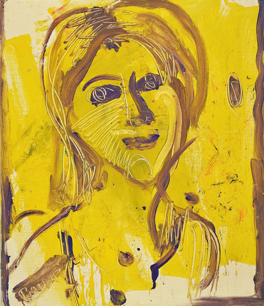 Rudi Baerwind, 1910 Mannheim - 1982, Porträt, Öl/Lwd., signiert, 70 x 59 cm, Rahmen