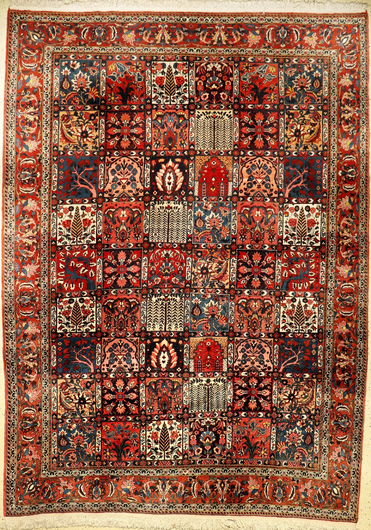Bakhtiar alt, Persien, ca. 60 Jahre, Wolle auf Baumwolle, ca. 313 x 221 cm