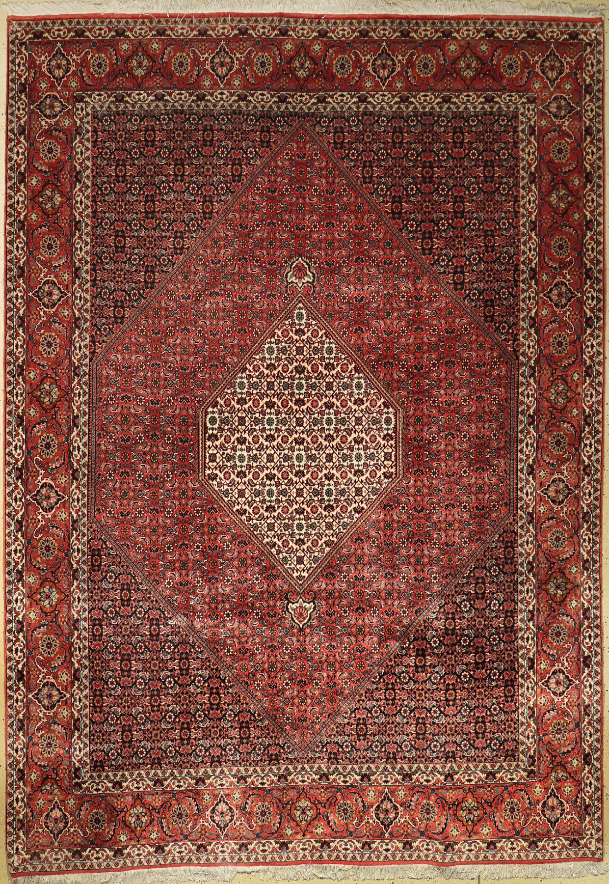 Bidjar, Persien, ca. 40 Jahre, Wolle auf Baumwolle, ca. 297 x 204 cm, leicht verblasst