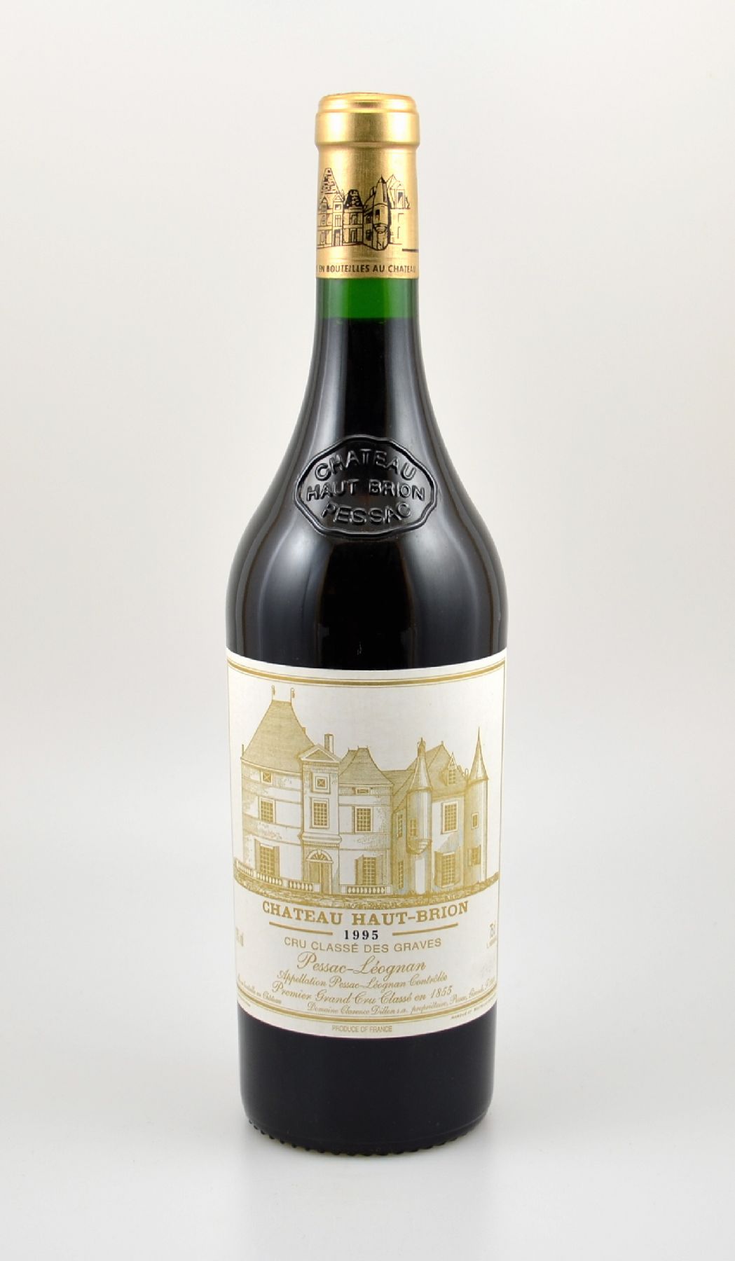1 Flasche 1995 Chateau Haut-Brion, Pessac- Leognan, Premier Grand Cru Classe, ca. 75 cl, 13 % Vol., Abstand zwischen Kapsel und Wein: ca. 1 cm, ...