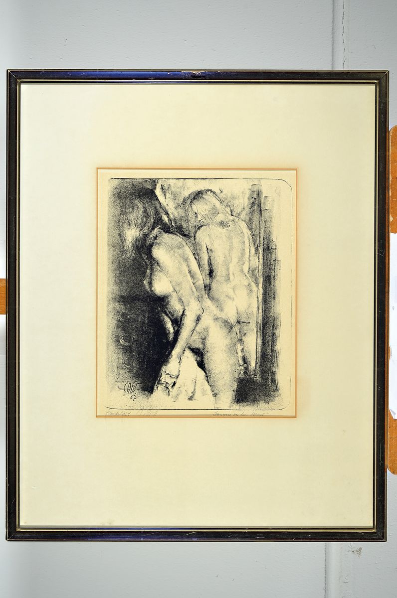 Detail k: Carl Otto Müller, 1901- 1970, zwei Frauenakte, Lithographien, im Stein monogrammiert und dat. 67, li. u. num. 11/XX bzw. bez. Eigendruck und ...