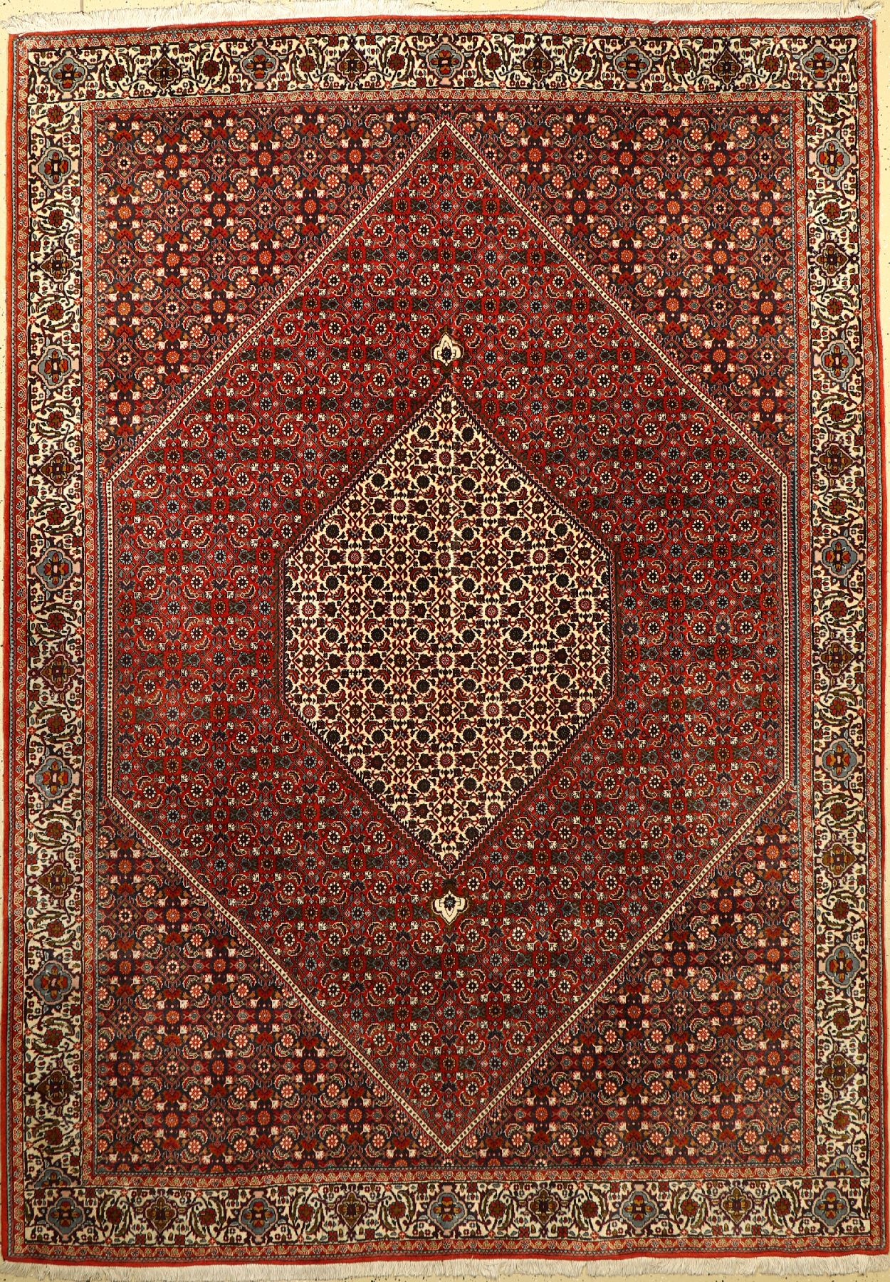 Bidjar, Persien, ca. 40 Jahre, Korkwolle, ca. 298 x 208 cm, EHZ: 2 (verblasst)