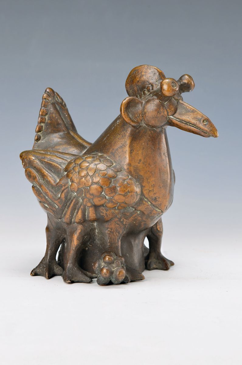Gernot Rumpf, geb. 1941 Kaiserslautern, Elwetritsche, Bronzeguß, signiert, datiert 1995, H. ca. 18cm