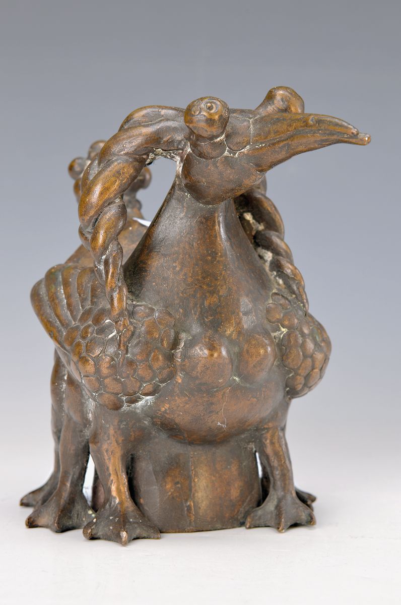 Gernot Rumpf, geb. 1941 Kaiserslautern, Elwetritsche, Bronzeguß, signiert, datiert 1985, H. ca. 19cm