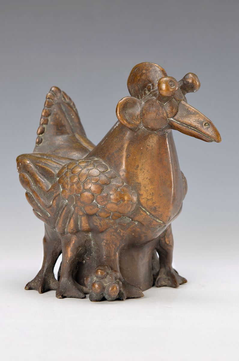 Gernot Rumpf, geb. 1941 Kaiserslautern, Elwetritsche, Bronzeguß, signiert, datiert 1985, H. ca. 20cm