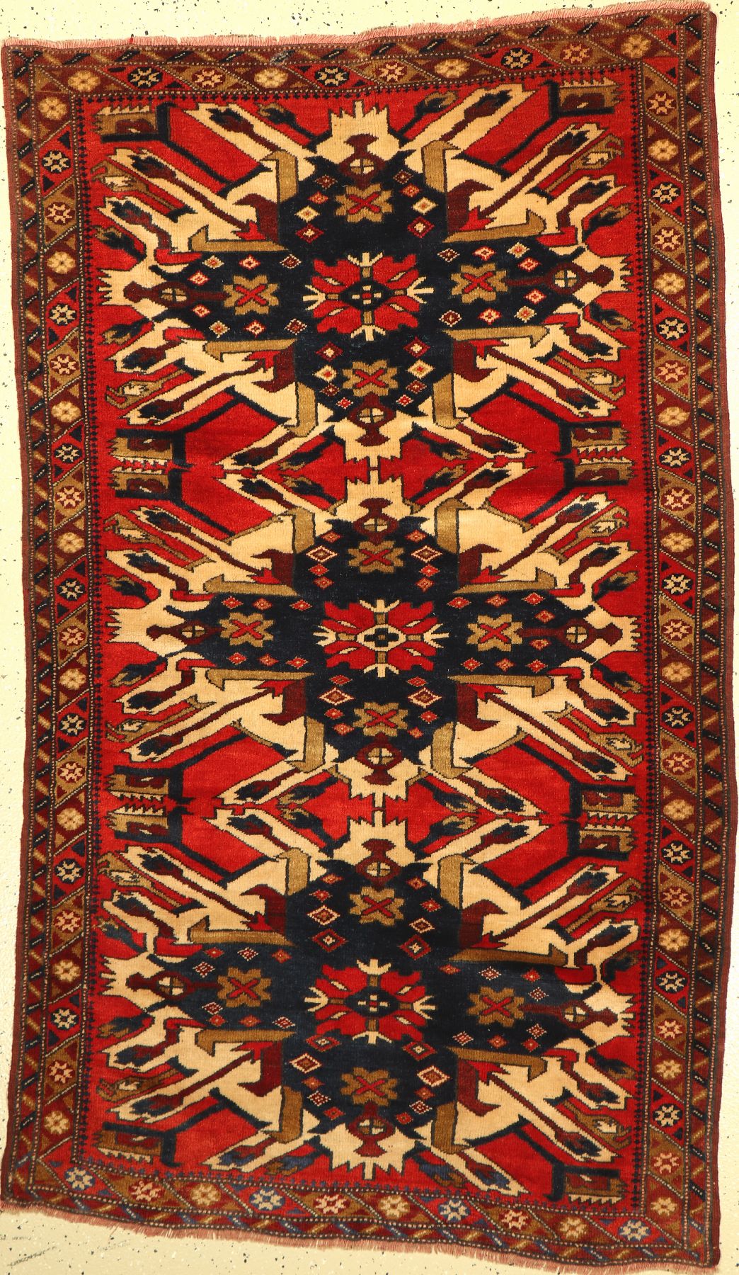 Anatol alt, Türkei, ca. 60 Jahre, Wolle aufWolle, ca. 200 x 115 cm, EHZ: 2-3