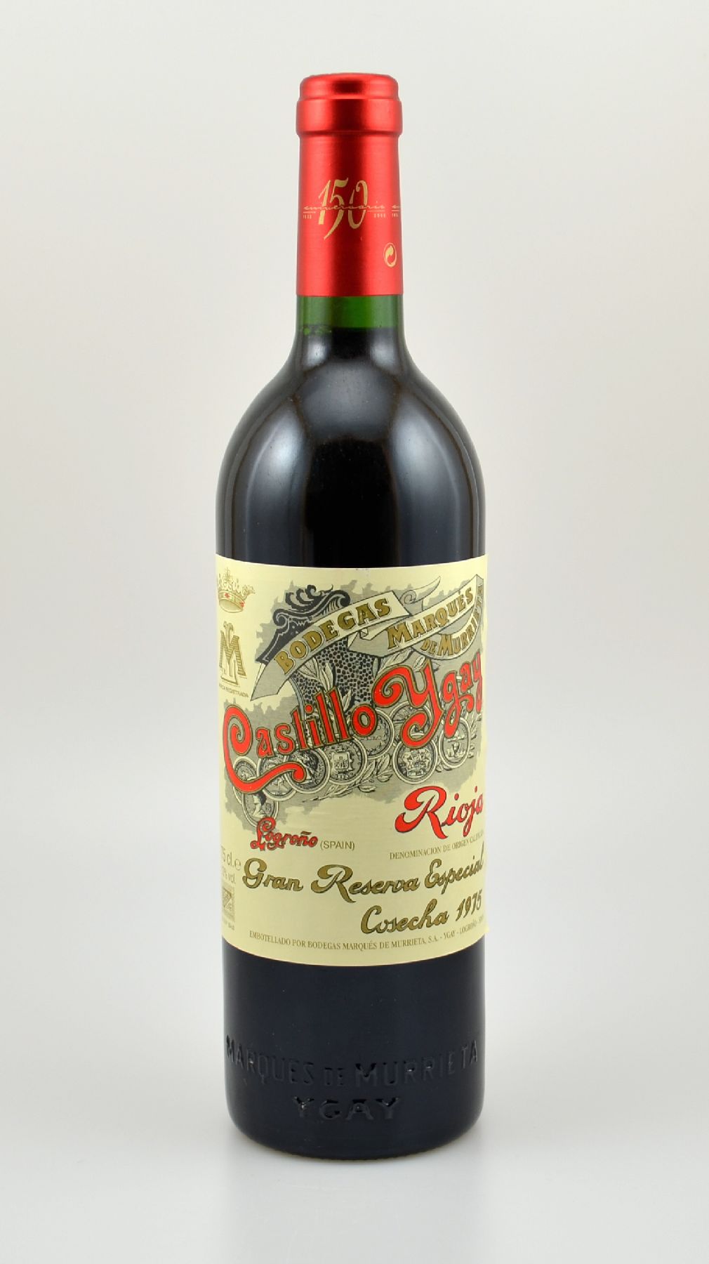 1 Flasche 1975 Bodegas Marques de Murrieta Castillo Ygay, Rioja, Gran Reserva, especial, ca. 75 cl, 13 % Vol., Füllstand: ca. into neck, sehr guter ...