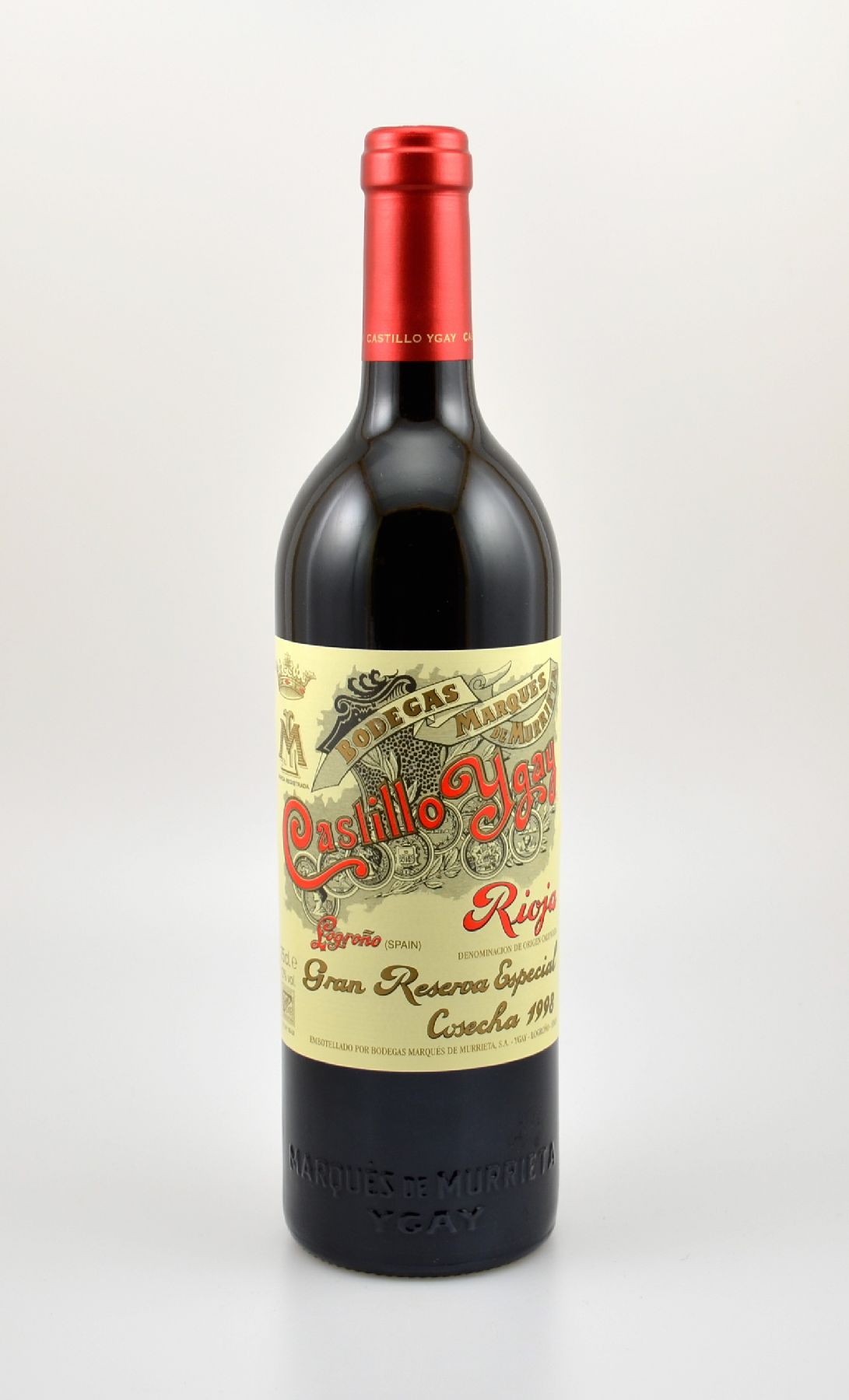 1 Flasche 1998 Bodegas Marques de Murrieta Castillo Ygay, Rioja Gran Reserva Especial, 75 cl, 13 % Vol., Füllstand: ca. high fill, hervorragender ...