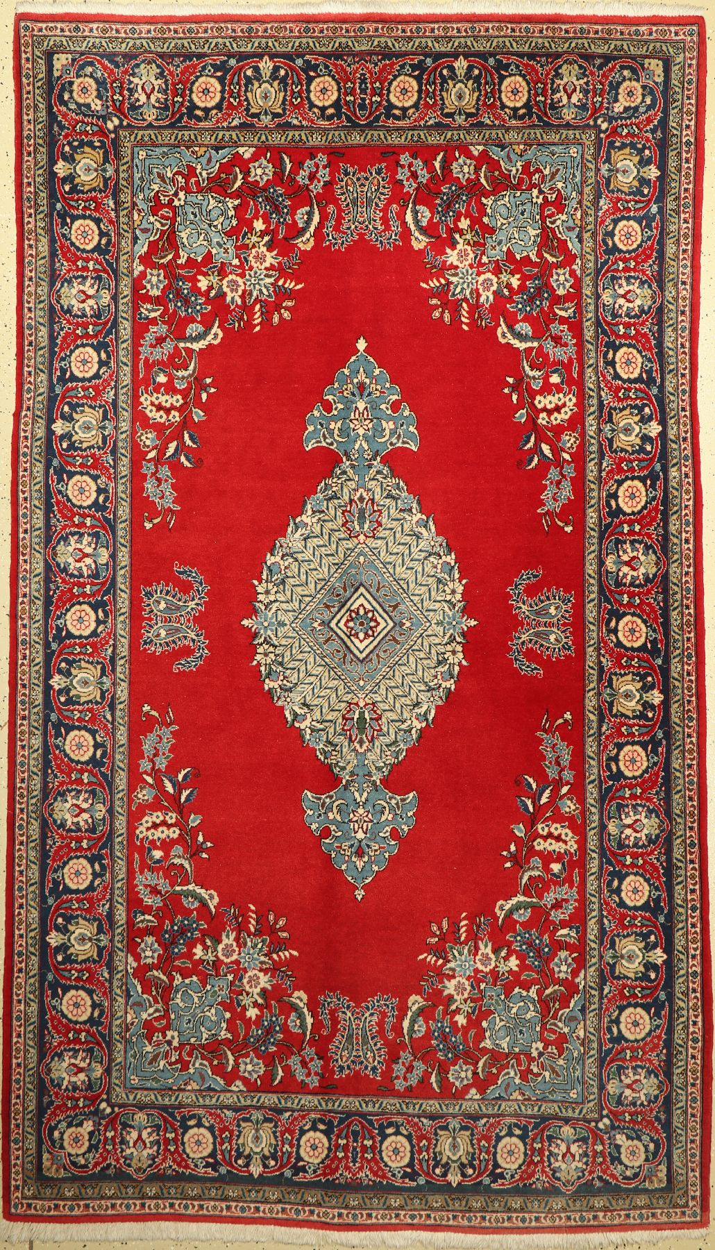 Ghom alt, Persien, ca. 50 Jahre, Wolle auf Baumwolle, ca. 274 x 156 cm, EHZ: 2