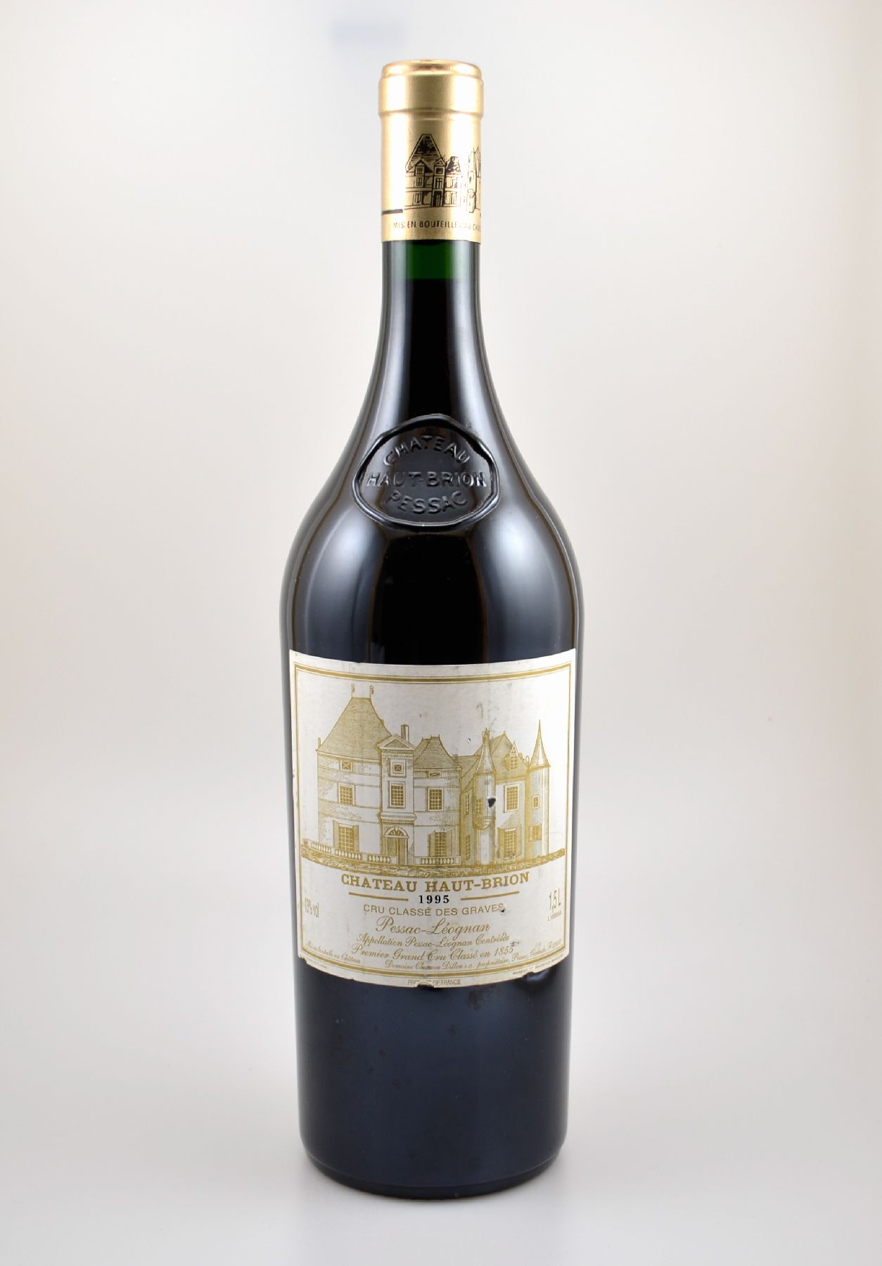 1 Magnumflasche 1995 Chateau Haut-Brion, Pessac-Leognan, Premier Grand Cru Classe, 150 cl, 13 % Vol., Abstand zwischen Kapsel und Wein: ca. 1 cm, ...