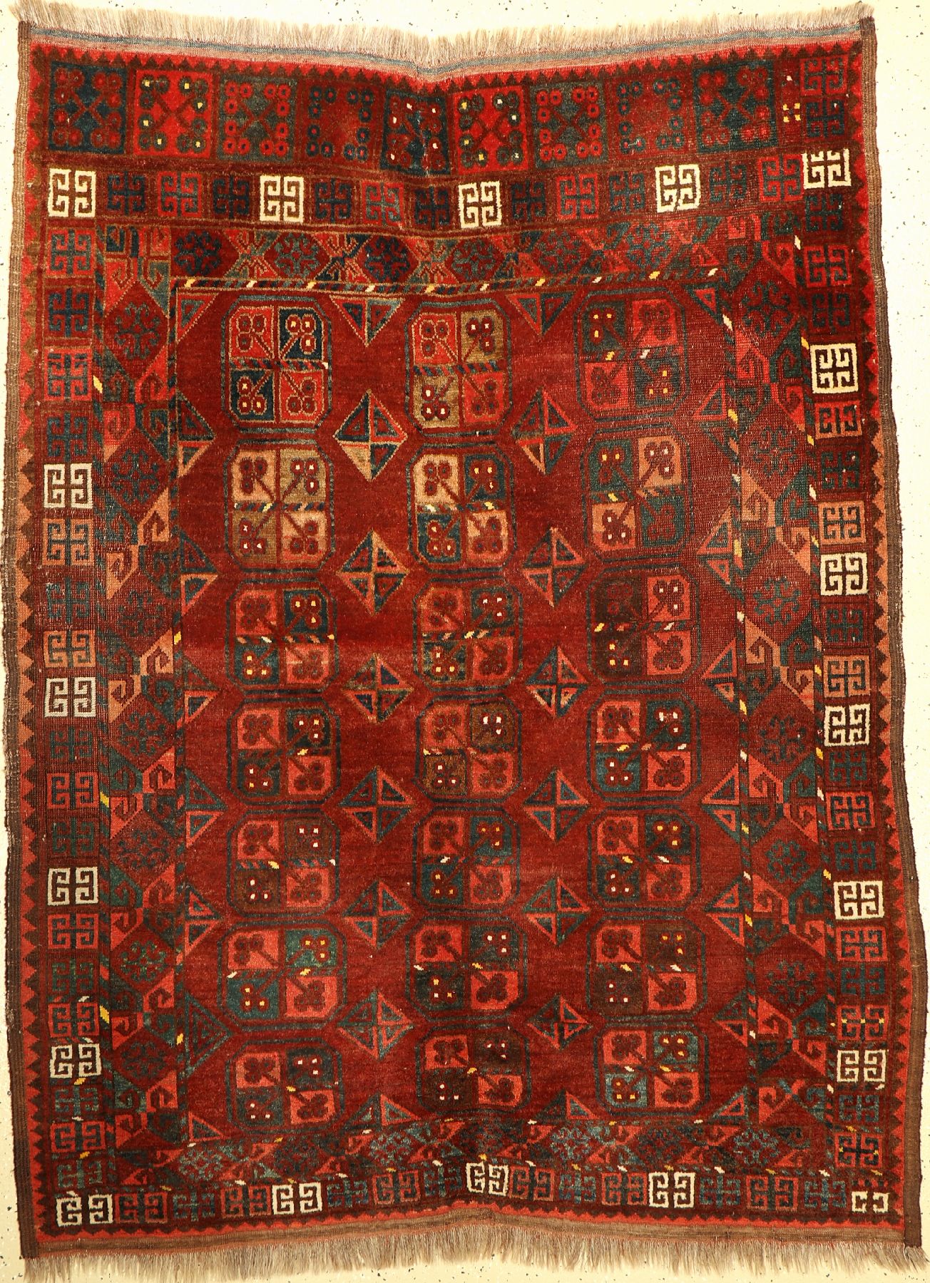 Ersari Engsi alt, Afghanistan, um 1920, Wolle auf Wolle, ca. 185 x 141 cm, EHZ: 3-4