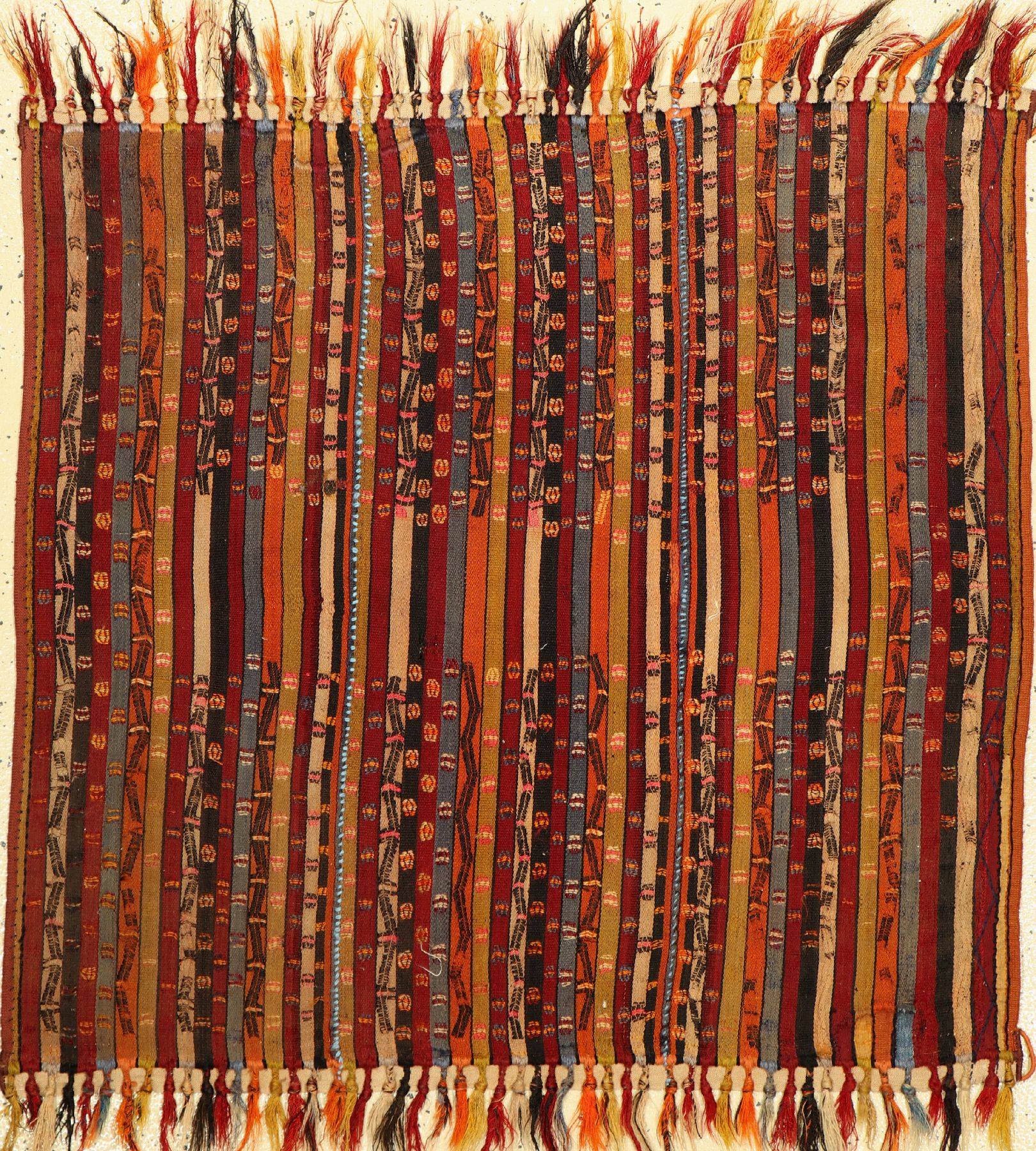 Anatolischer Djajim alt, Anatolien, um 1940, Wolle auf Wolle, ca. 98 x 94 cm, EHZ: 3