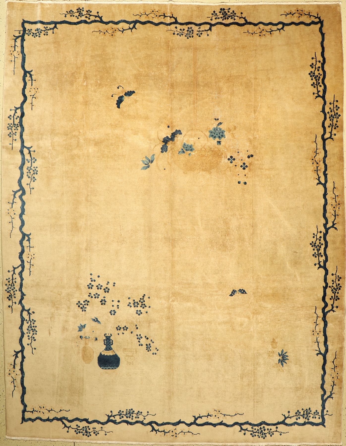 Peking antik, China, um 1900, Wolle auf Baumwolle, ca. 347 x 270 cm, EHZ: 4