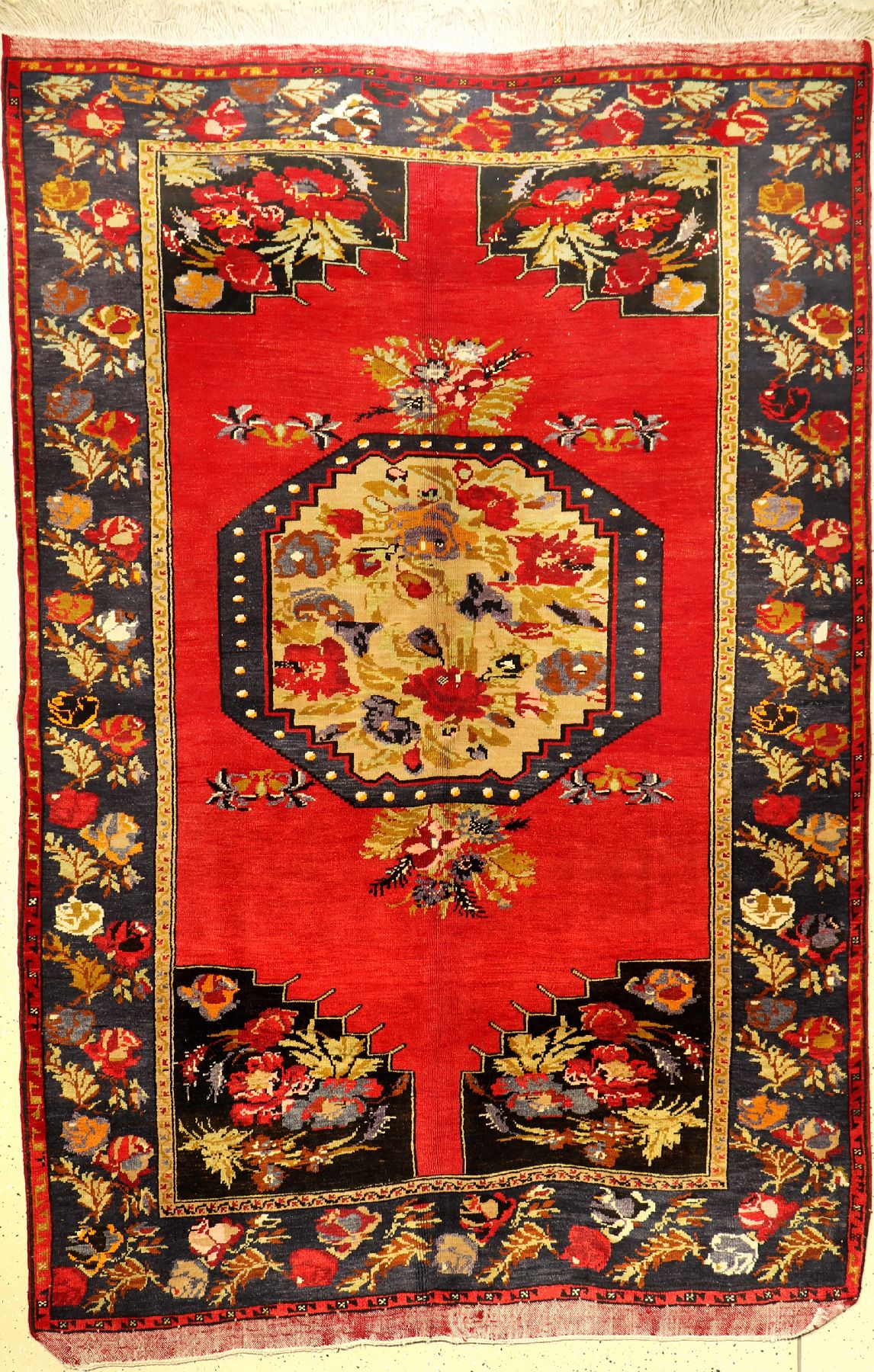 Taspinar alt, Türkei, ca. 60 Jahre, Wolle auf Wolle, ca. 255 x 170 cm, EHZ: 2