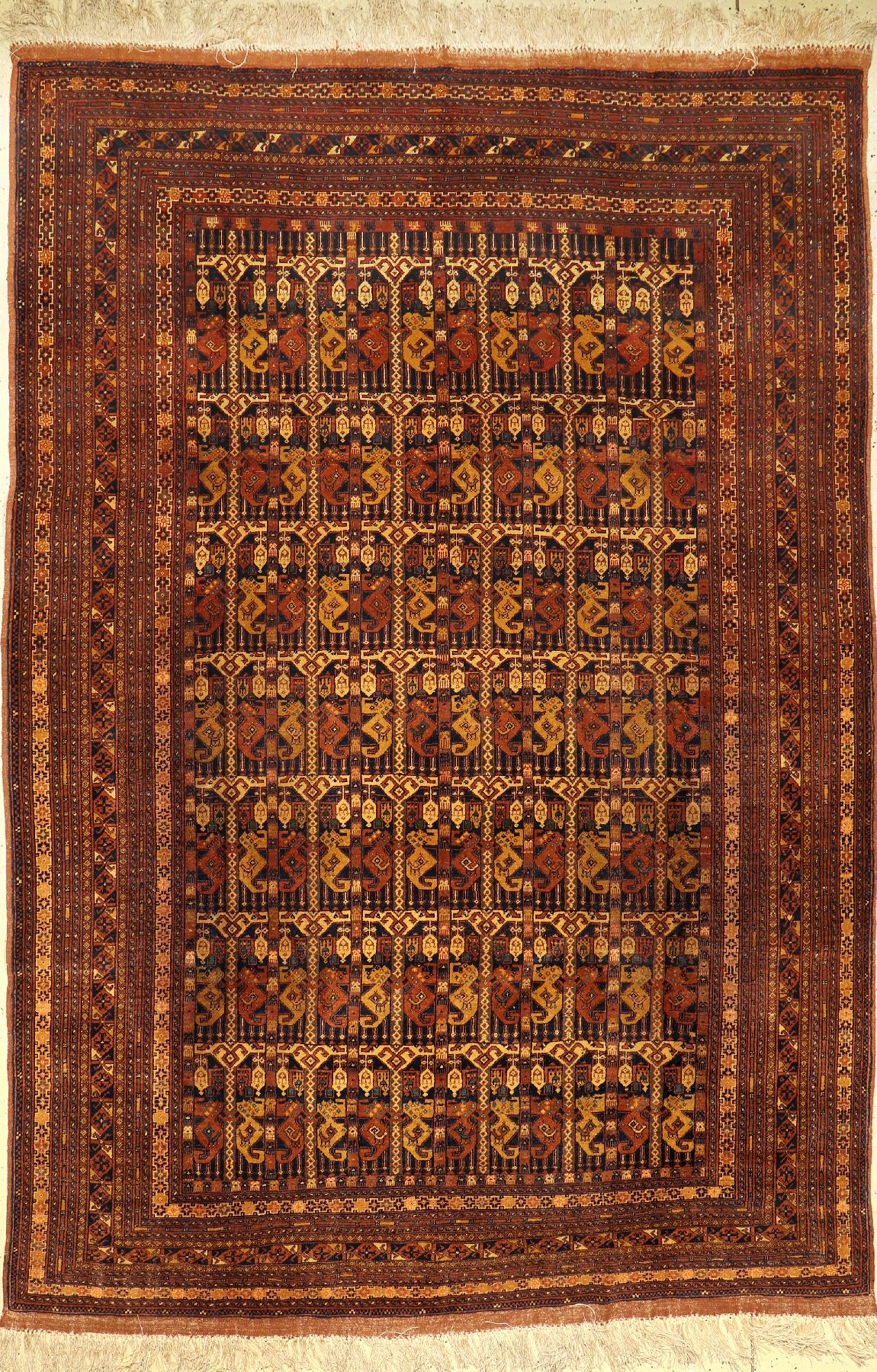 Mauri alt, Afghanistan, ca. 50 Jahre, Wolleauf Wolle, ca. 305 x 205 cm, EHZ: 2