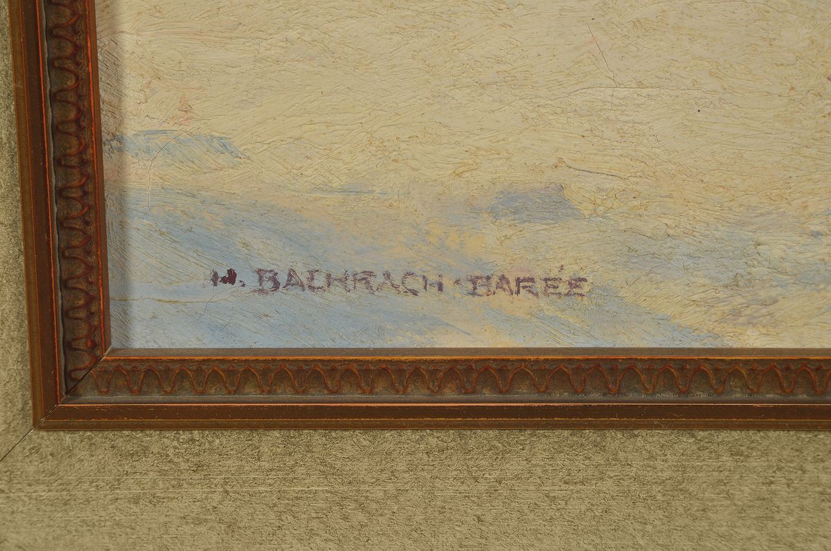 Detail a: Helmut Bachrach-Baree, 1898 München- 1964 ebenda, Sohn des Malers Emanuel Bachrach-Baree, Ausstellung im Münchener Glaspalast, hier: ...