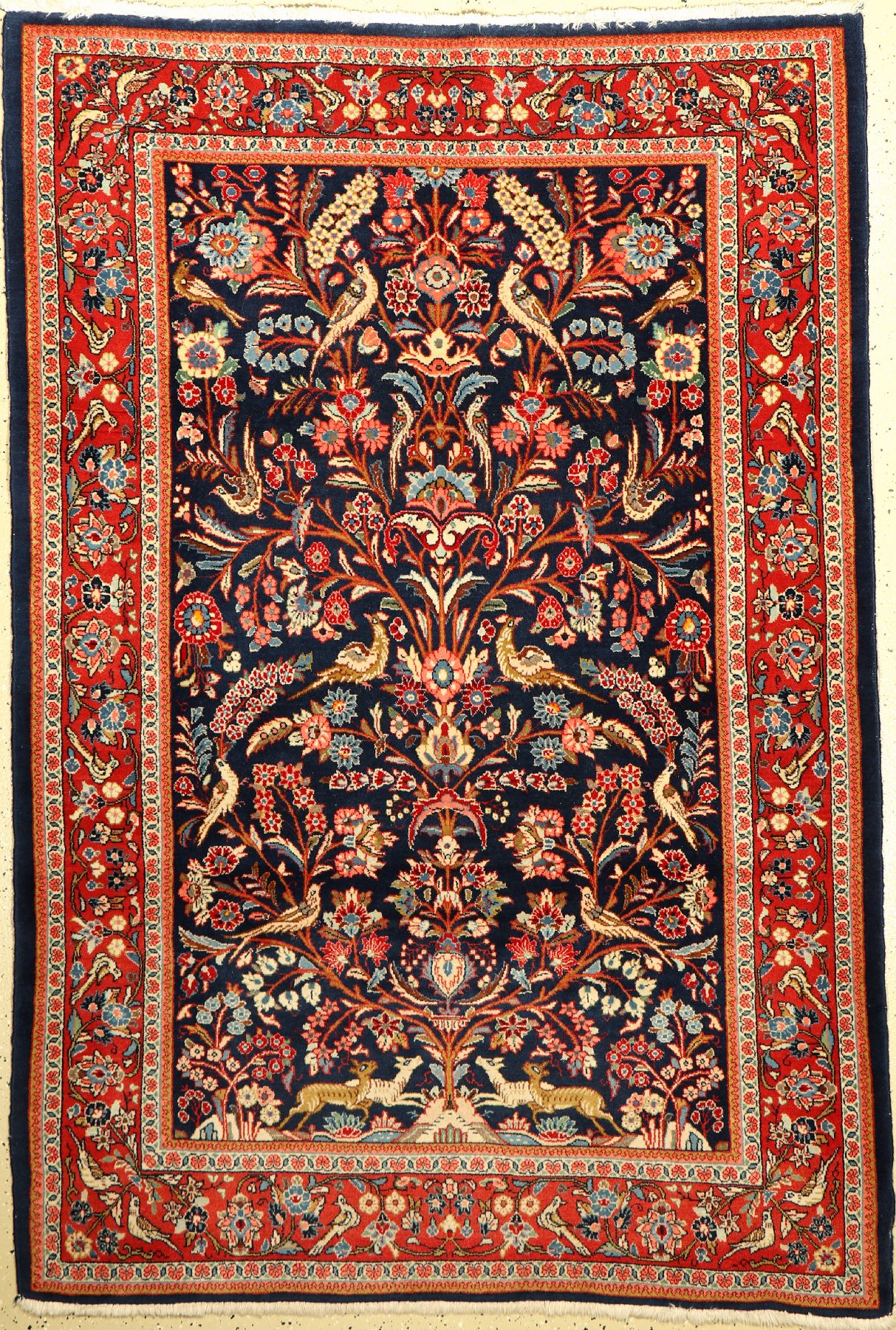 Sarogh alt, Persien, ca. 50 Jahre, Wolle auf Baumwolle, ca. 197 x 135 cm, EHZ: 2