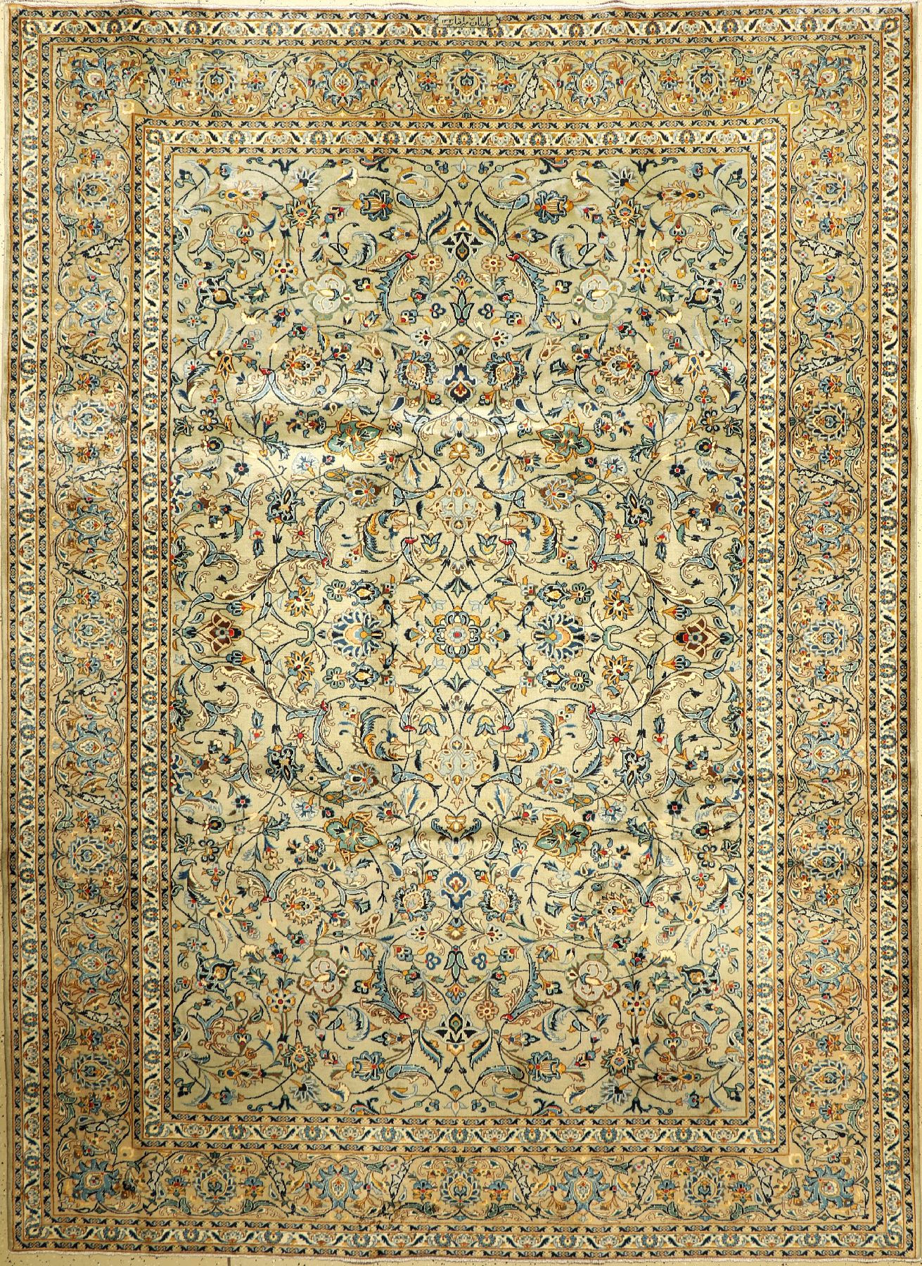 Keschan alt, Persien, ca. 50 Jahre, Wolle auf Baumwolle, ca. 349 x 255 cm, EHZ: 2-3