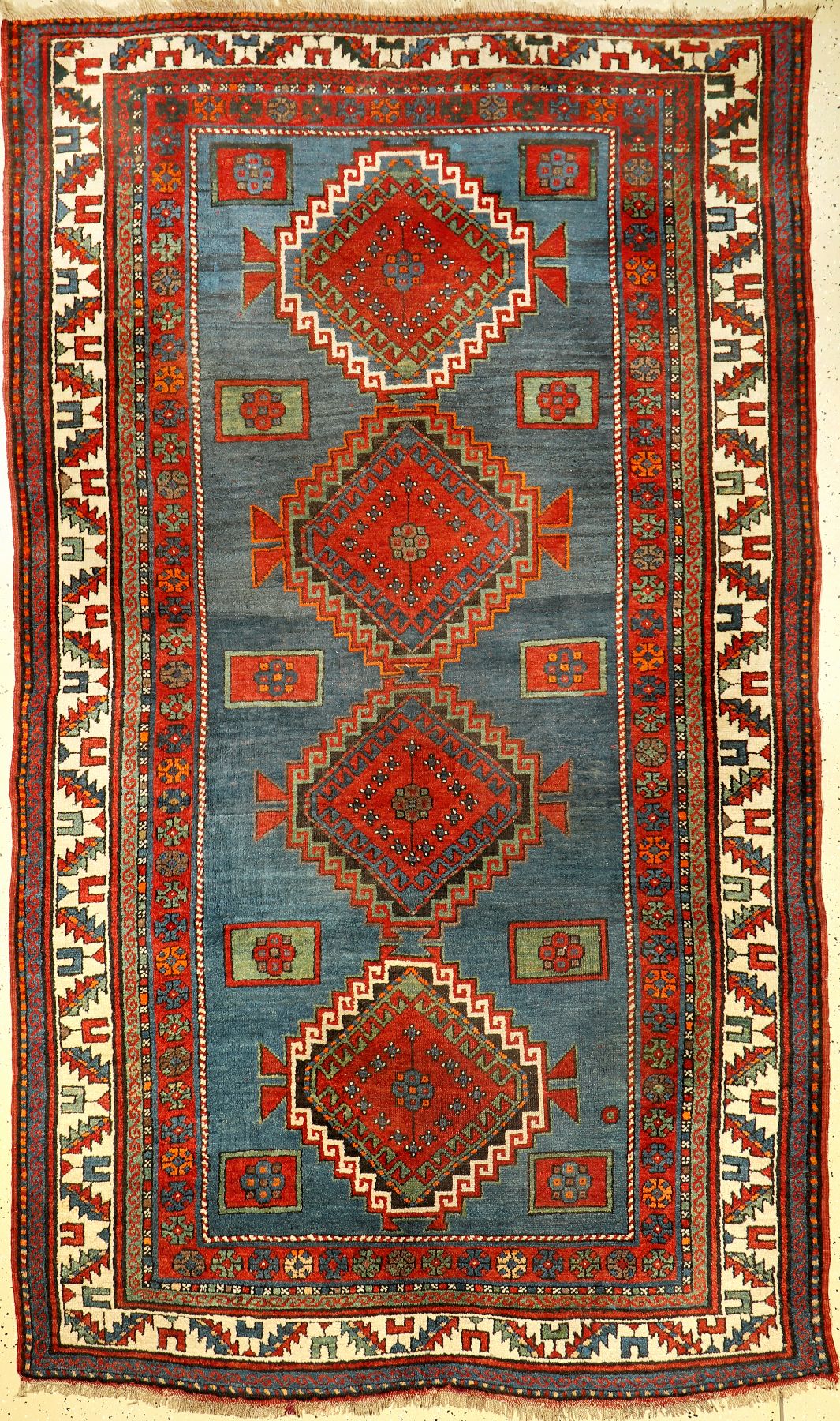 Kasak alt, Kaukasus, um 1920/1930, Wolle auf Wolle, ca. 260 x 155 cm, EHZ: 3