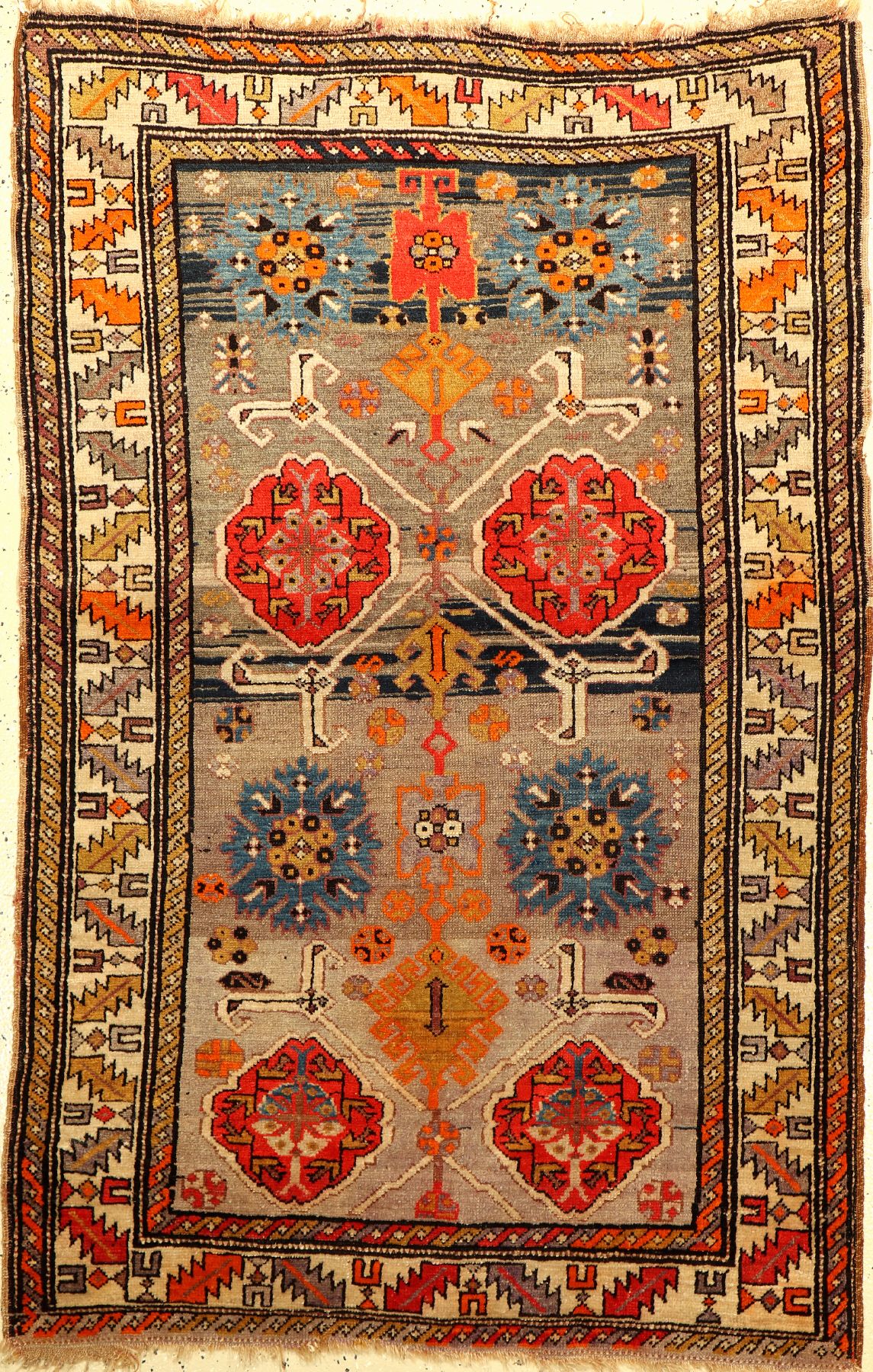 Schirwan alt, Kaukasus, um 1930, Wolle auf Wolle, ca. 157 x 102 cm, EHZ: 3-4