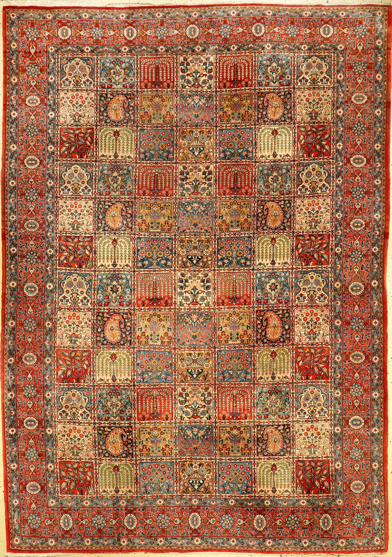 Ghom alt, Persien, ca. 50 Jahre, Wolle auf Baumwolle, ca. 328 x 230 cm, EHZ: 2-3