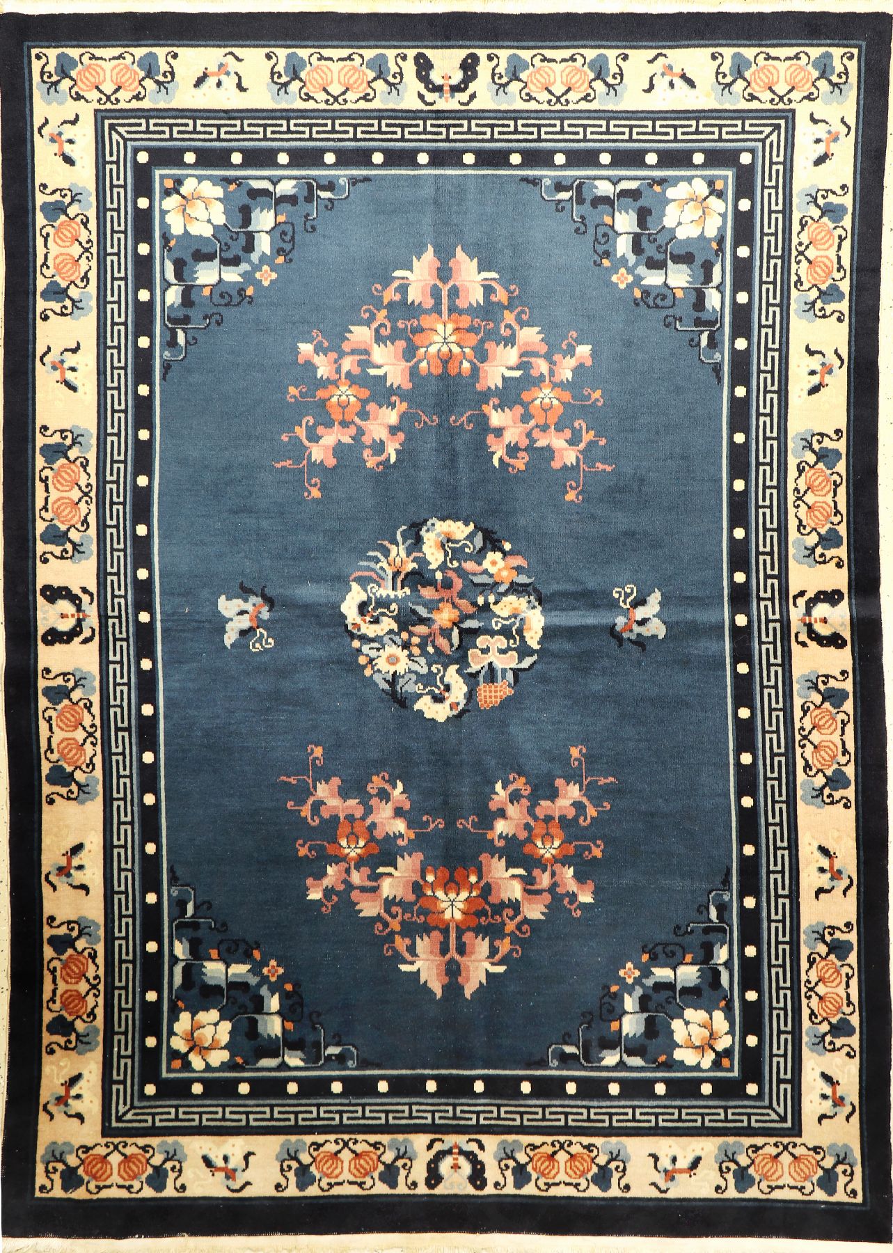 China fein "Antique Finished, China, ca. 40Jahre, Wolle auf Baumwolle, ca. 230 x 166 cm, EHZ: 2
