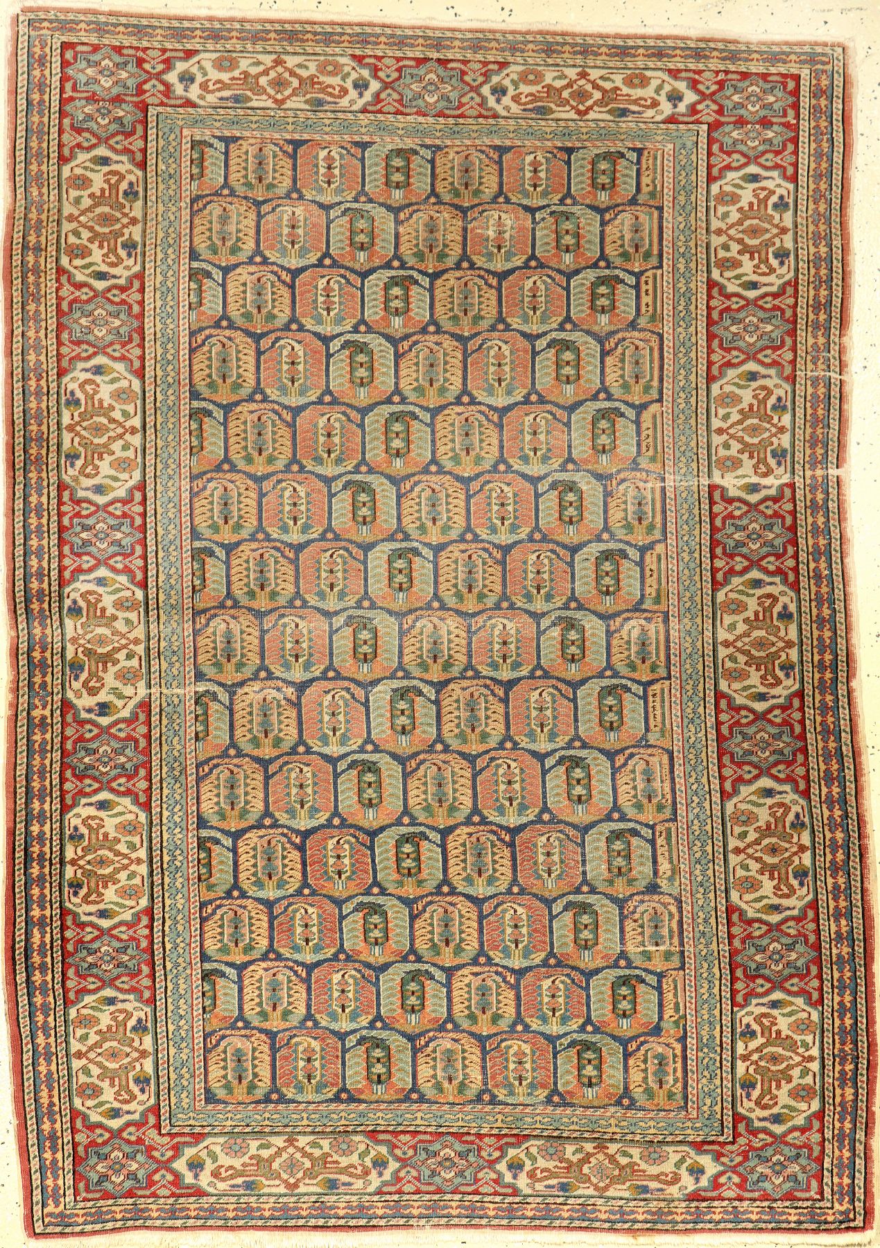 Panderma fein alt, Türkei, ca. 40 Jahre, Wolle auf Baumwolle, ca. 170 x 120 cm, EHZ: 4