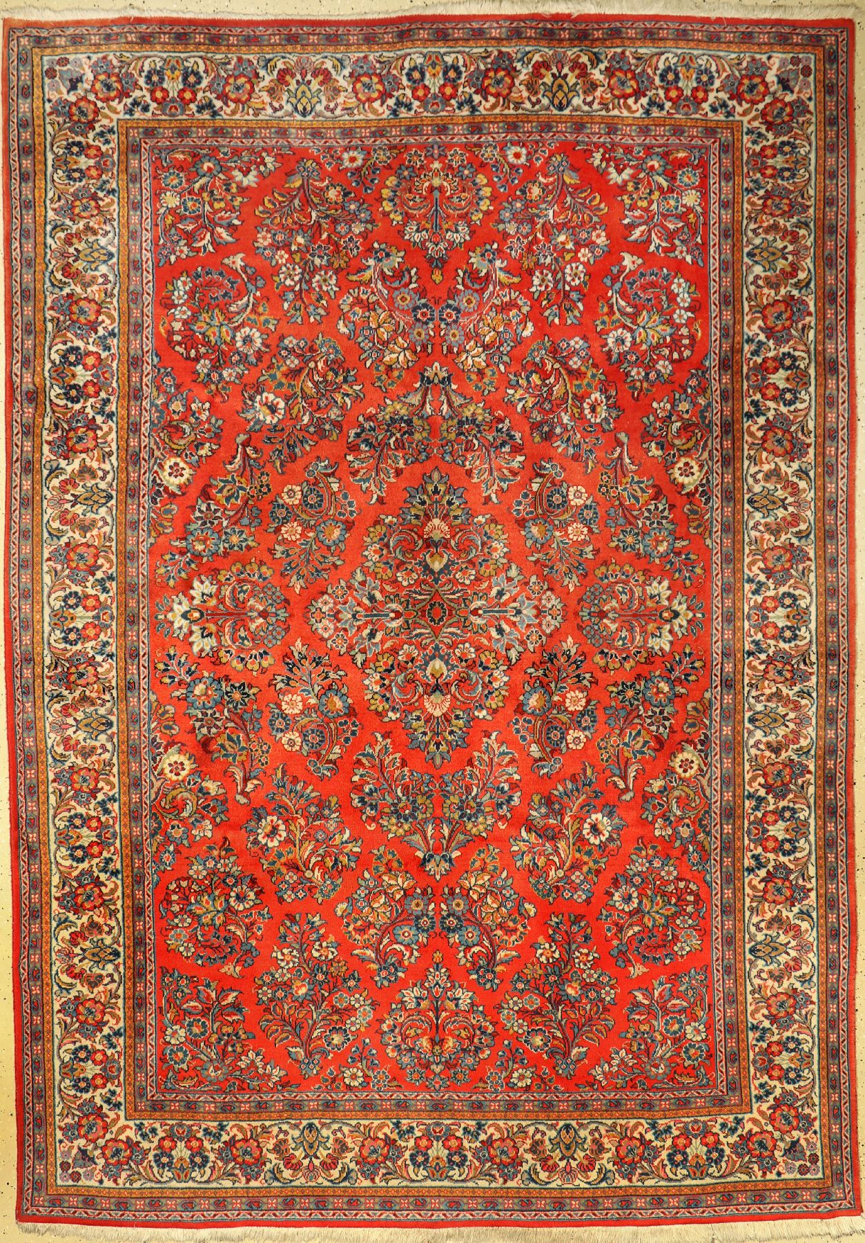 Sarogh alt, Persien, ca. 40 Jahre, Wolle auf Baumwolle, ca. 288 x 200 cm, EHZ: 2