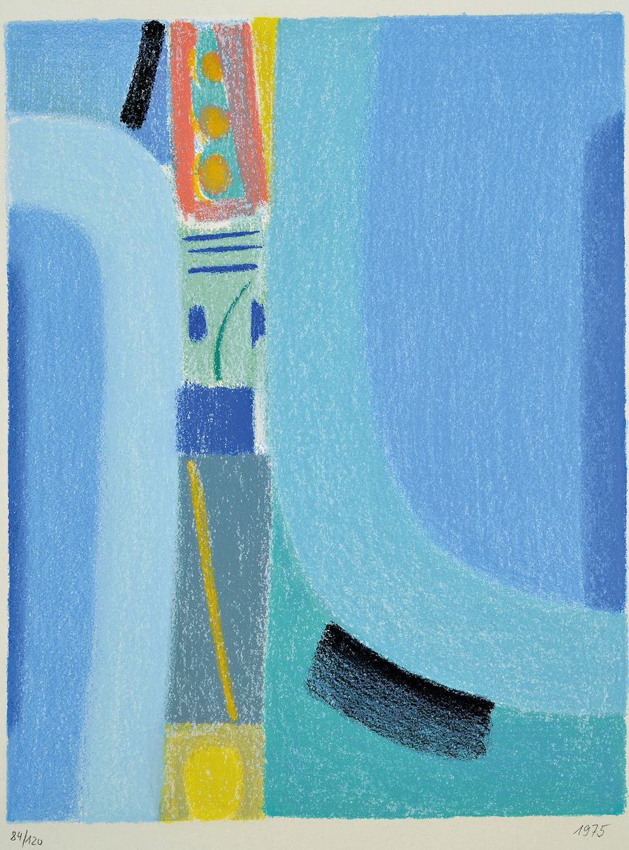 Detail a: Max Ackermann, 1887 Berlin-1975 Bad Liebenzelle, 2x Motive aus der Reihe "Glückliche Begegnung", handsigniert und nummeriert 84/120, ...