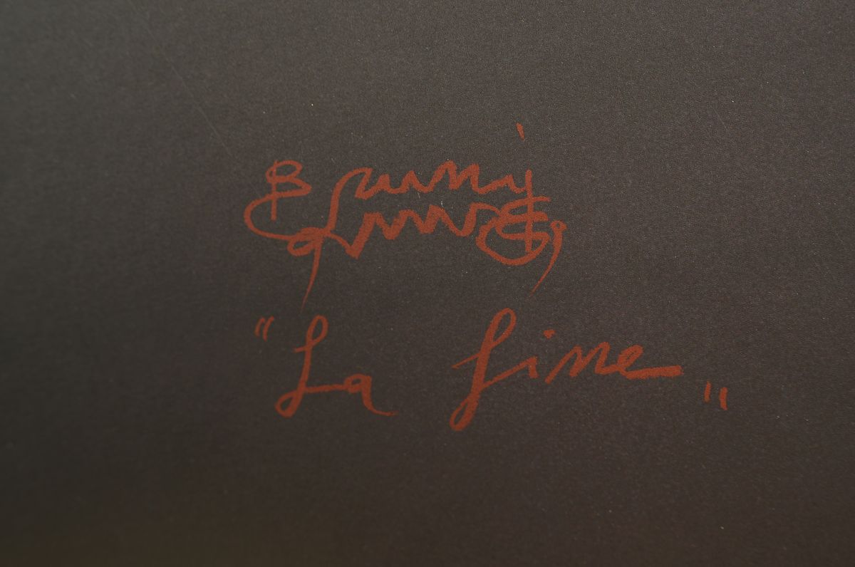 Detail a: Bruno Bruni, geb. 1935, La Fine, Farboffset, handsigniert, ca. 91.5x108cm