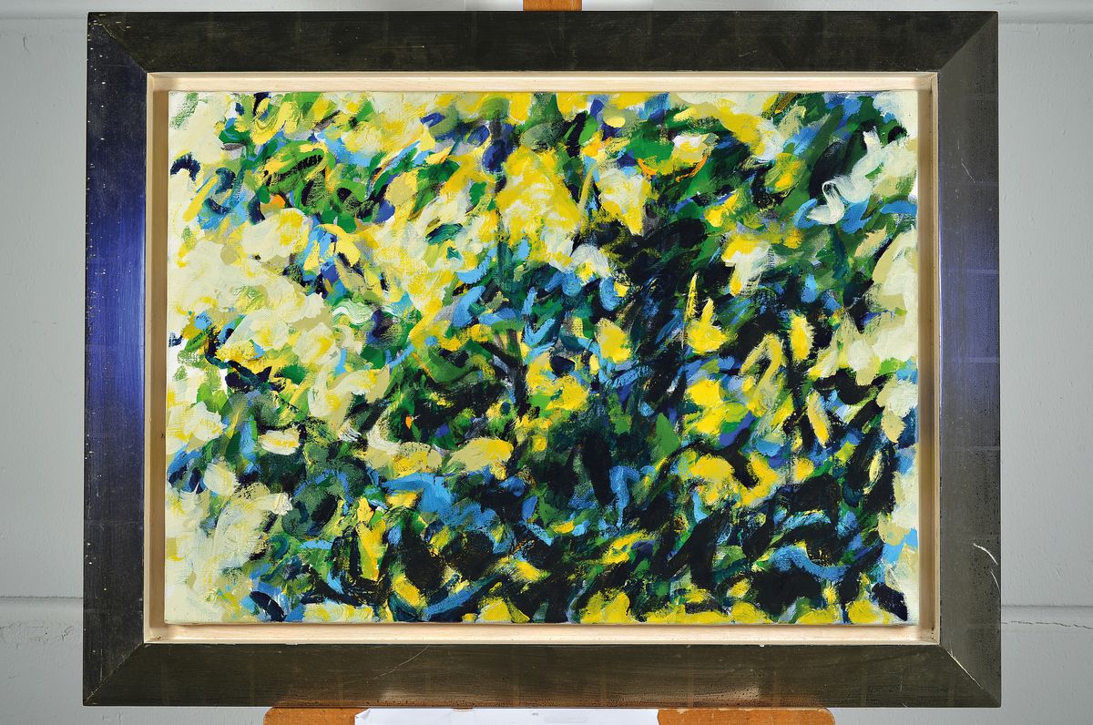 Detail k: Frédéric Brandon, geb. 1943 in Paris, Studium an der Akademie Julien und Ecole des Beaux Arts de Paris, hier zwei Werke: a. verso bezeichnet und ...