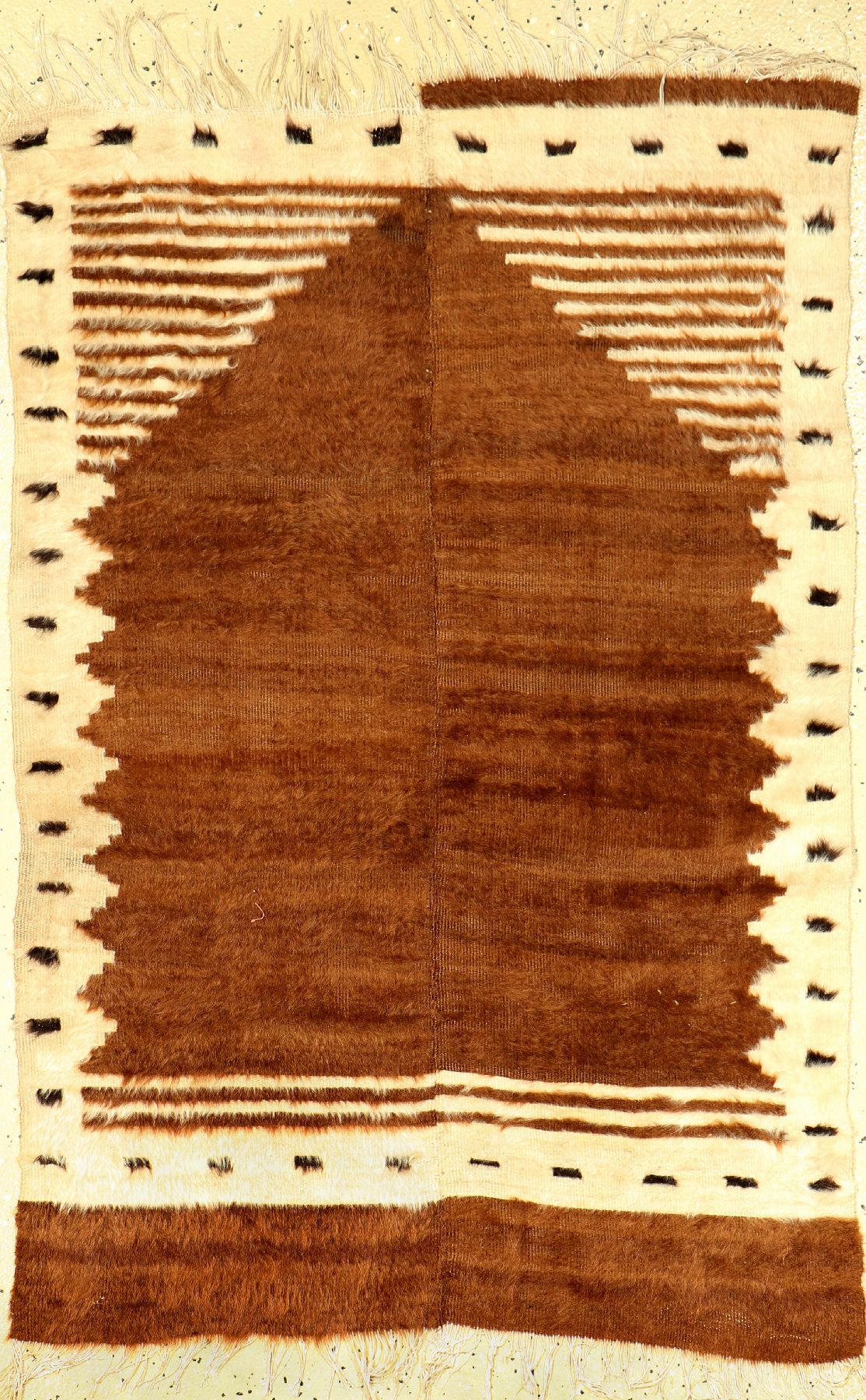 Seltener Sirt Gebetsteppich, Türkei, um 1920, Wolle auf Wolle, ca. 107 x 79 cm, Kurdische Arbeit, sehr selten, EHZ: 2-3