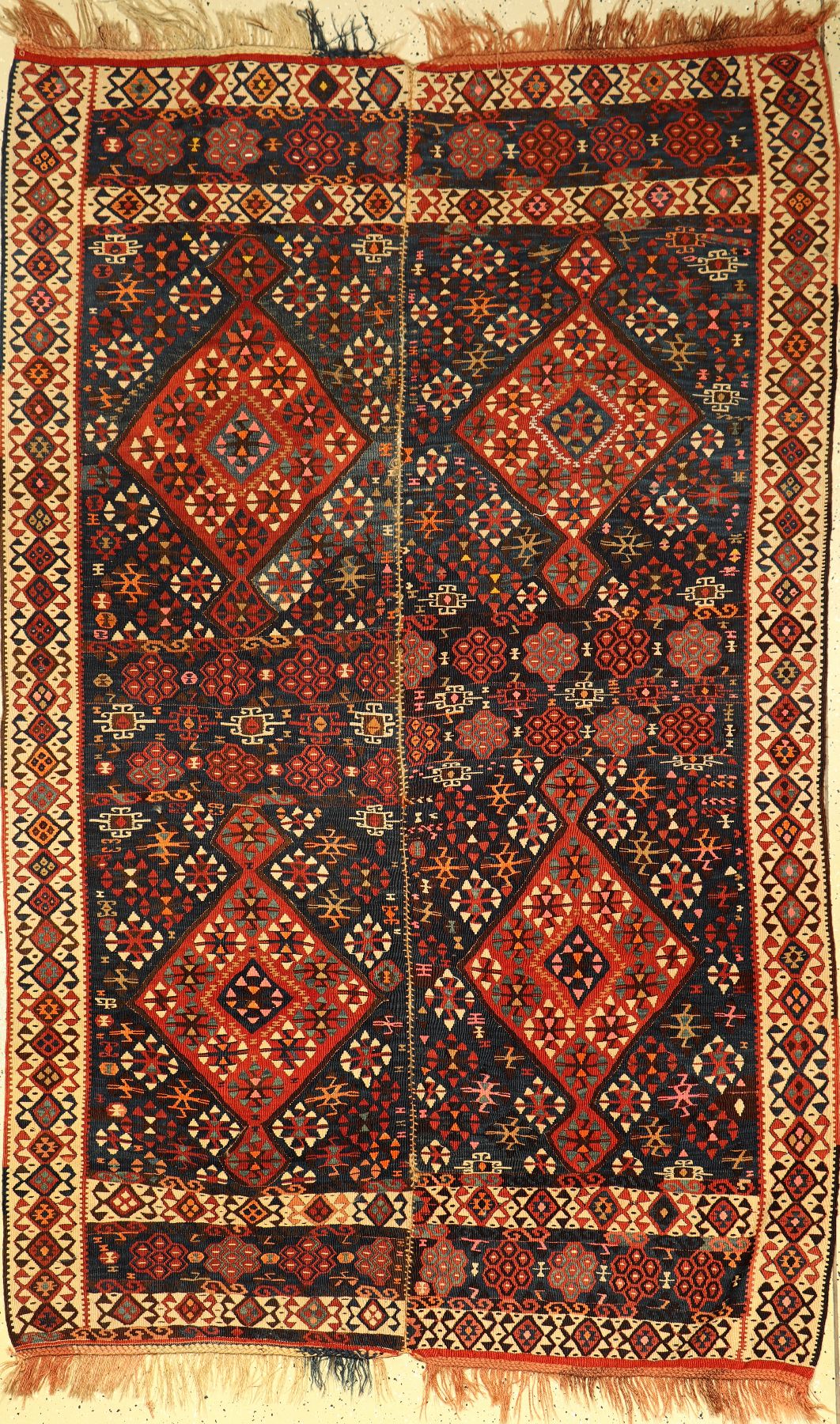 Malatya Kelim, Anatolien, um 1930/40, Wolleauf Wolle, ca. 230 x 145 cm, EHZ: 2