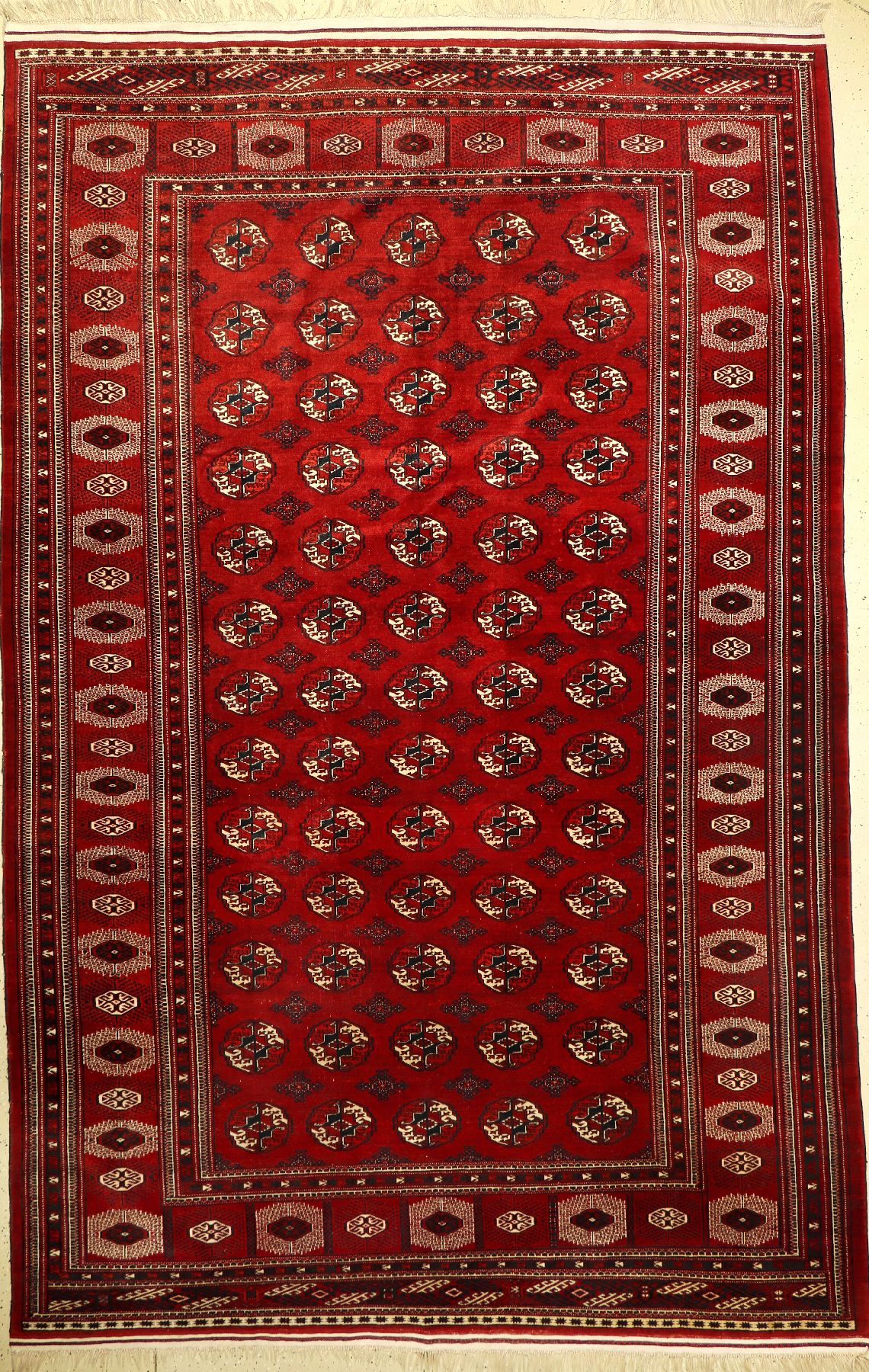 Göklan, Persien, ca. 50 Jahre, Wolle auf Wolle, ca. 383 x 242 cm, EHZ: 3