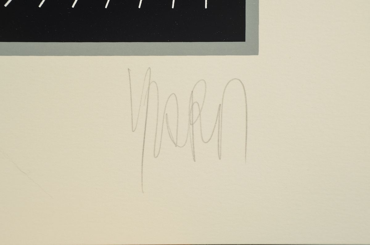 Detail c: Yvaral (Jean Pierre Vasarely), 1934-2002, Marilyn, Farbsiebdruck, handsigniert, num. 76/150, 53x53cm, Blattgr. ca. 67x66cm