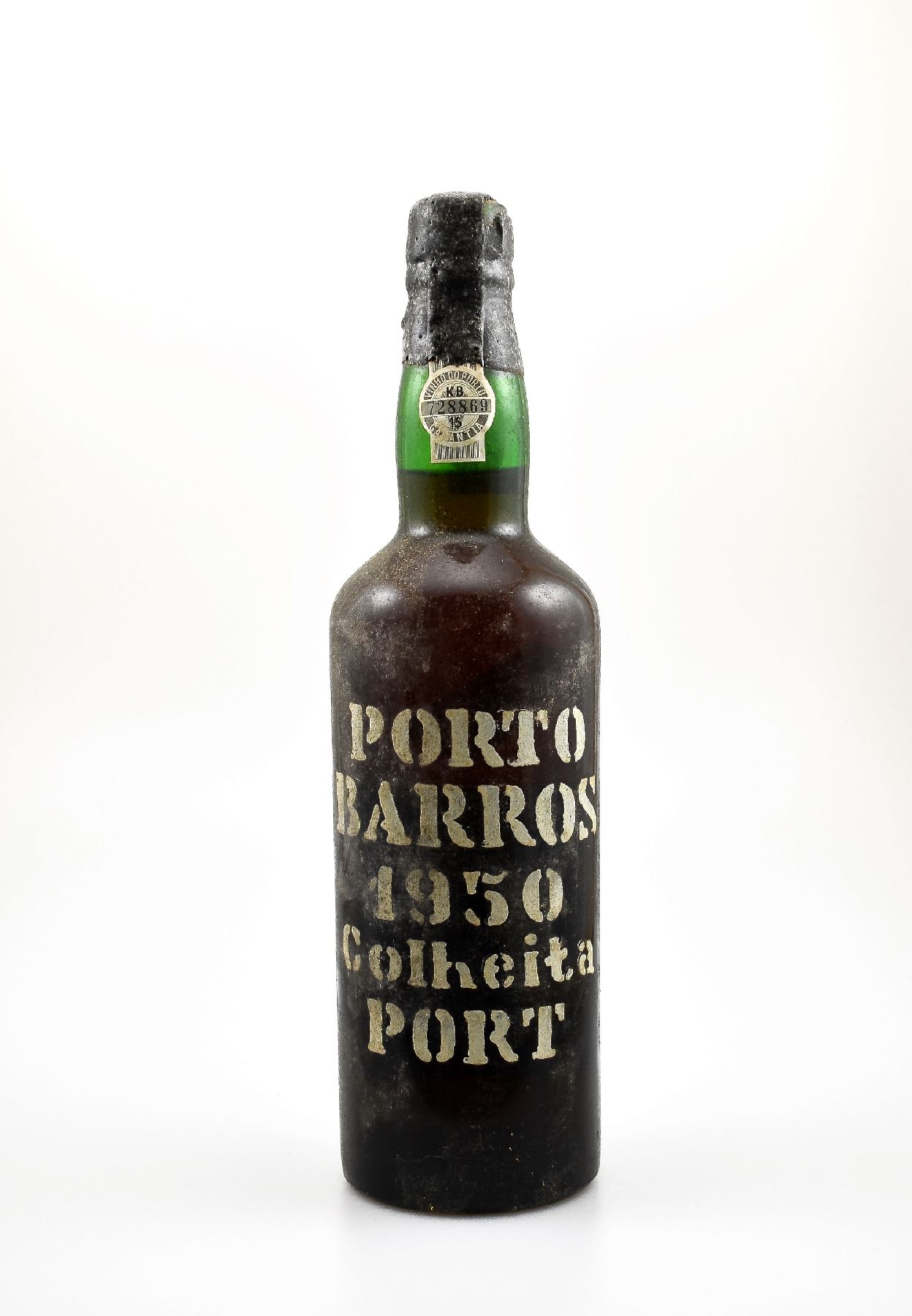 1 Flasche 1950 Port Barros, Colheita Port, ca. 75 cl, 20 % Vol., Füllstand: ca. into neck, unverkostet