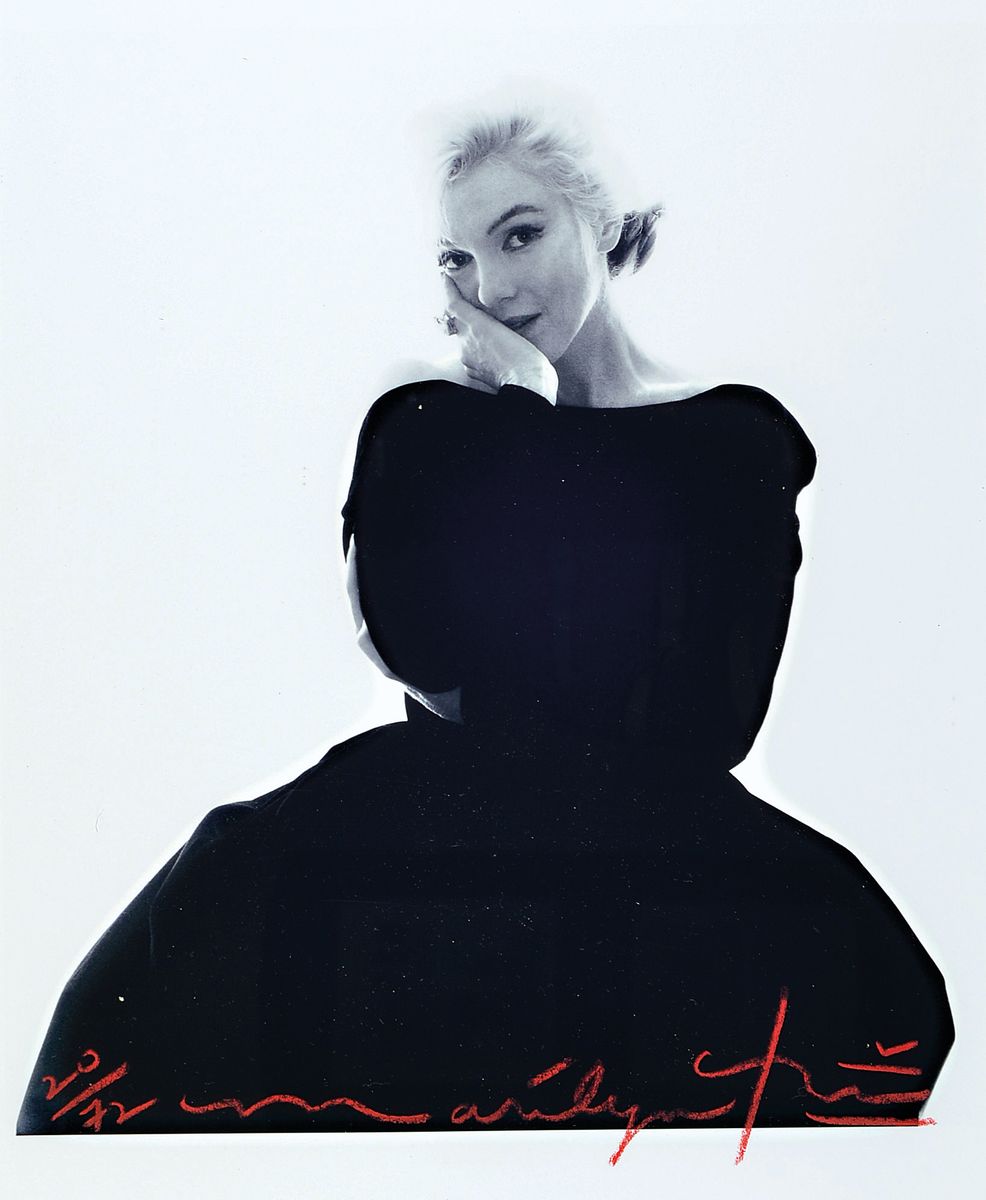 Bert Stern, 1929-2013, Marilyn looking at you, Fotografie auf mattem Fotopapier, handsigniert und num. 20/72 auf Vorderseite, rückseitig nochmals ...