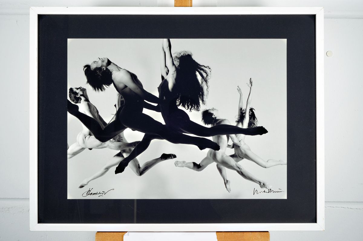 Detail k: Dieter Blum, geb. 1936, Fotografie auf dickem Fotopapier, " Tanzstudie", 2000/2009, handsigniert von Dieter Blume und Vlaimir Malakhov ( ...